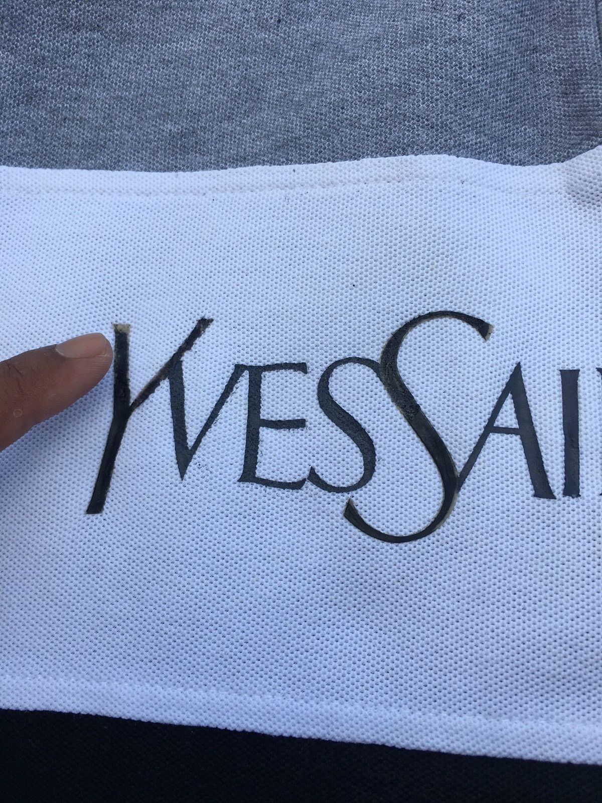 Yves Saint Laurent Rare Vintage Yves Saint Laurent Ysl Spellout Tshirt Size US L / EU 52-54 / 3 - 14 Thumbnail