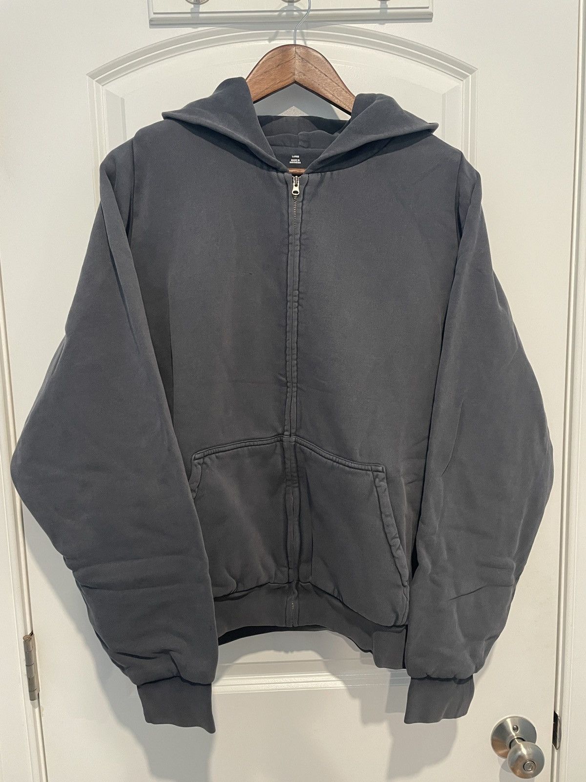 Balenciaga × Gap × Yeezy WINTER SALE Yeezy Gap Zip Up Hoodie Poetic Black Large Size US L / EU 52-54 / 3 - 1 Thumbnail