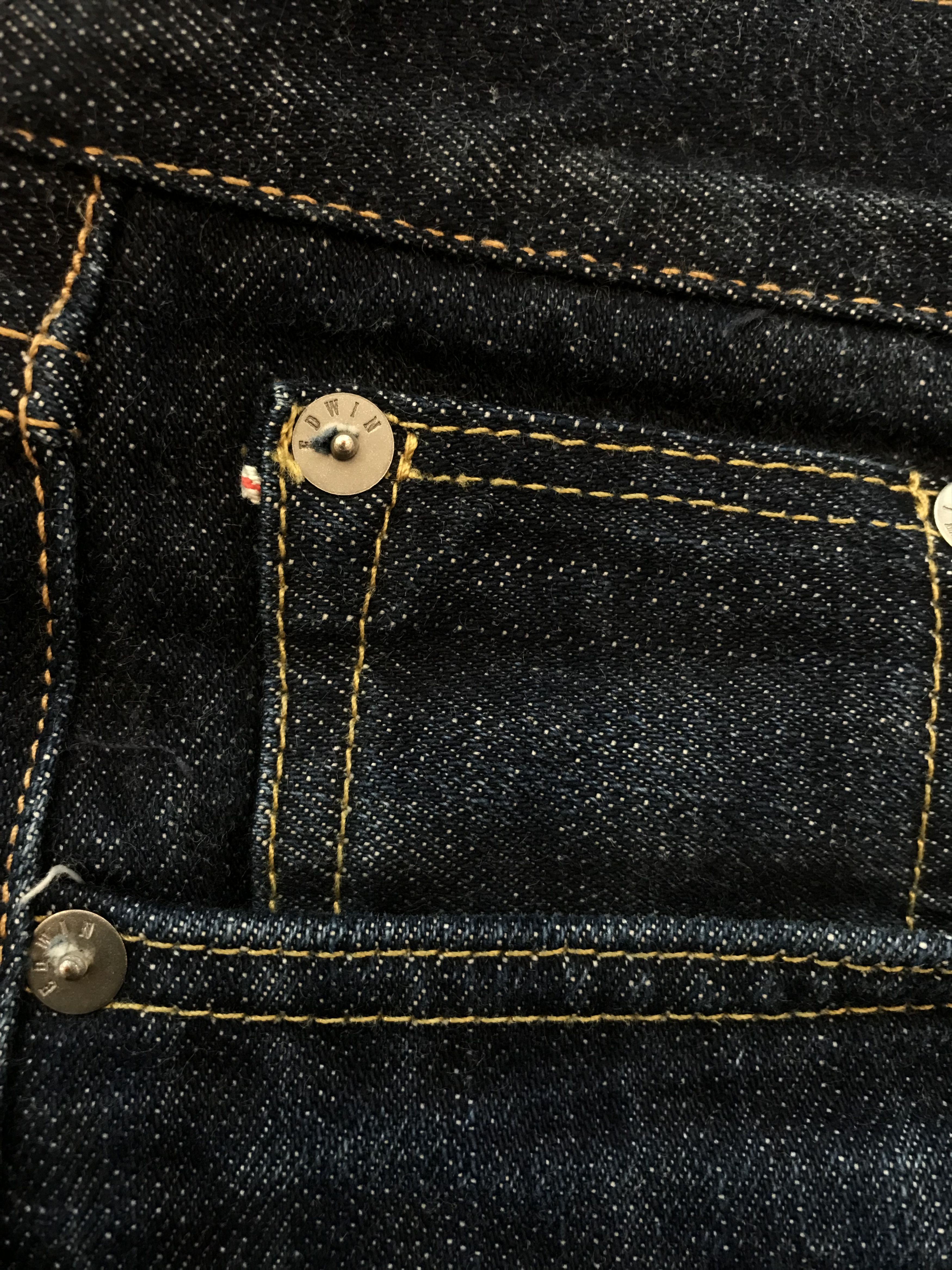 Edwin Edwin Selvedge Denim Tapered “Tokyo Japan” Size US 32 / EU 48 - 8 Thumbnail