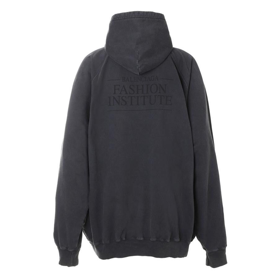Balenciaga o1mt1gz0424 Fashion Institute Oversized Hoodie in Navy Blue Size US M / EU 48-50 / 2 - 2 Thumbnail
