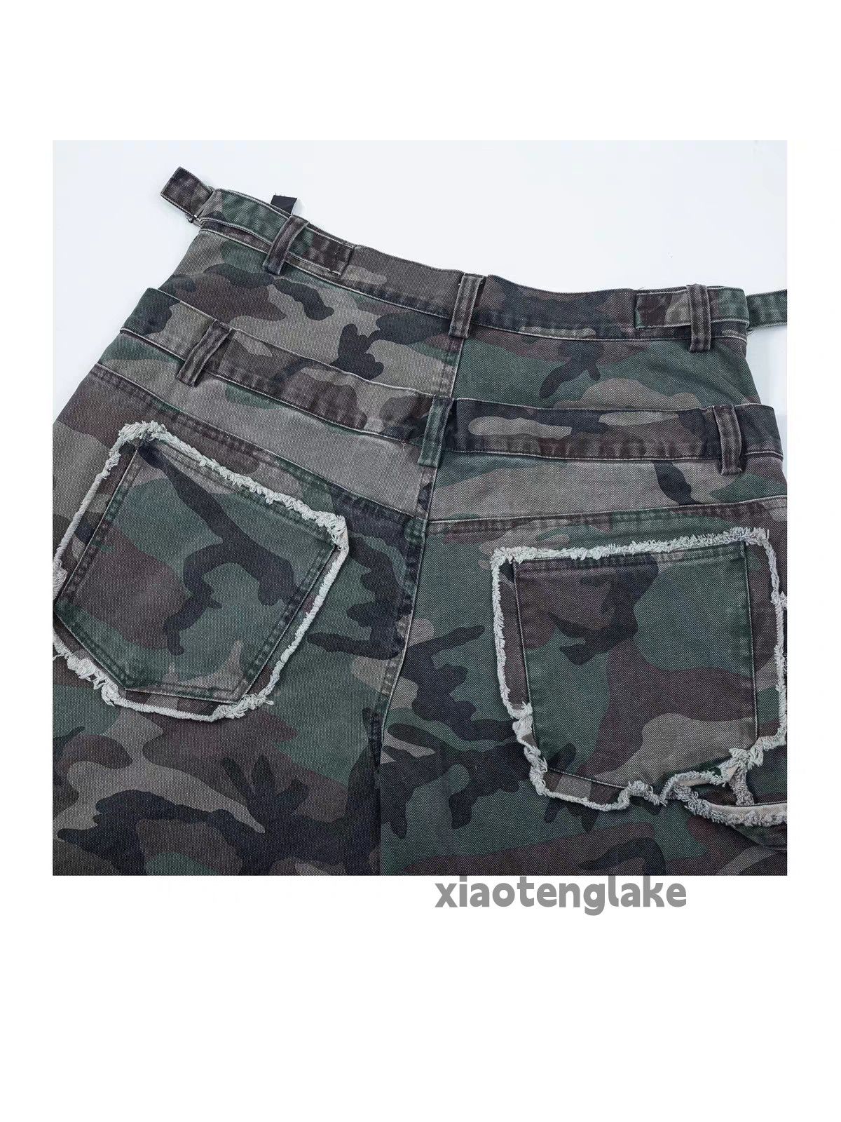 Vintage xtl kapital carhartt style outdoor loose flared cargo shorts Size US 28 / EU 44 - 7 Thumbnail