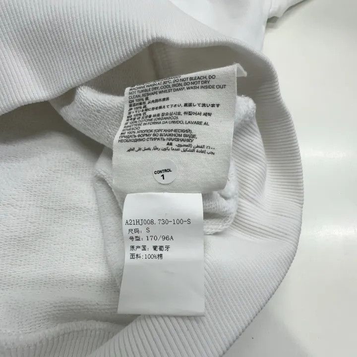 AMI AMI Paris Embroidered Logo White Hoodie -2507 Size US S / EU 44-46 / 1 - 4 Thumbnail