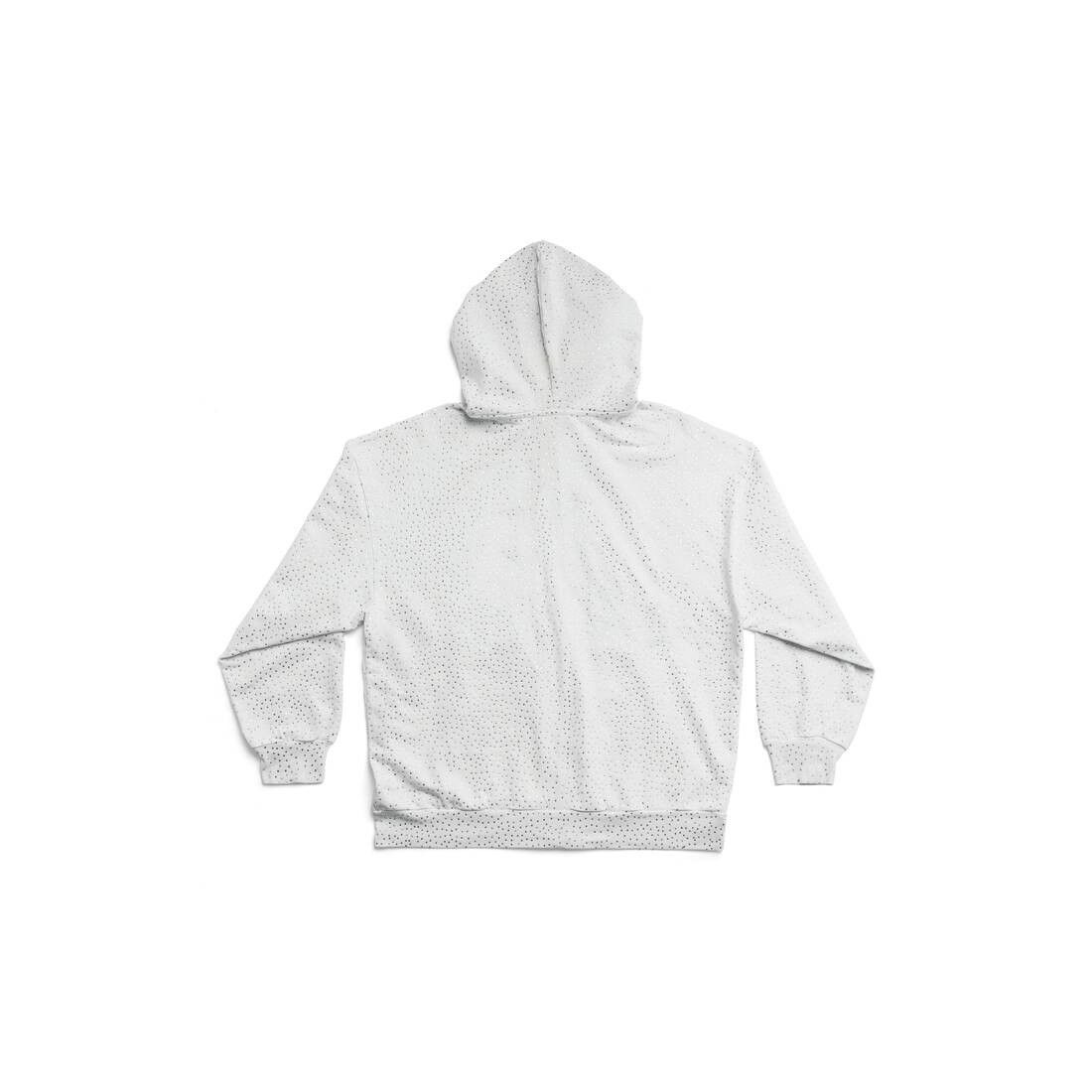 Balenciaga o1w1db10825 Dup / Zip-Up Hoodie Small Fit in White Size US M / EU 48-50 / 2 - 5 Thumbnail