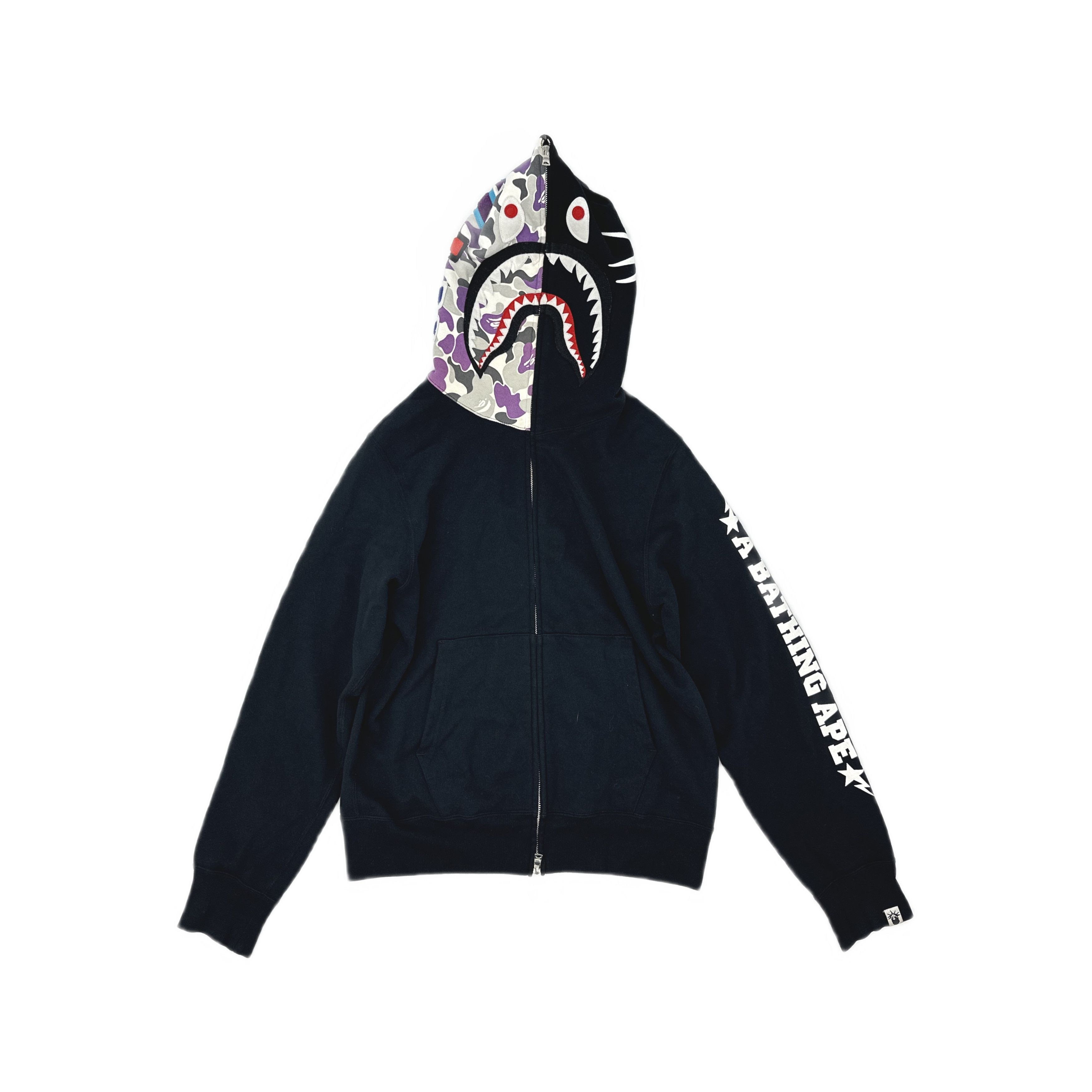 Bape A Bathing Ape NYC Shark Full Zip Hoodie Size M Size US M / EU 48-50 / 2 - 1 Thumbnail