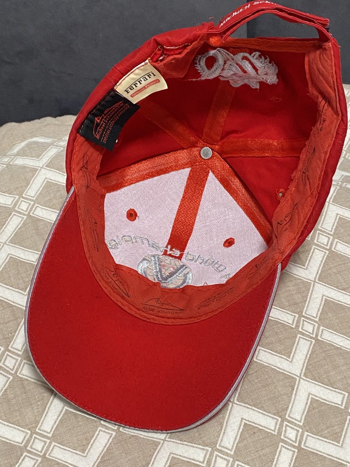 Ferrari × Vintage Ferrari F1 World Champion Michael Schumacher Red Cap Size ONE SIZE - 4 Thumbnail