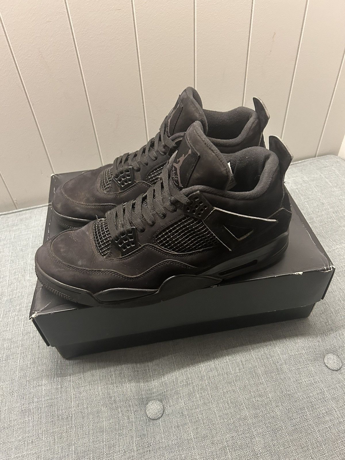 Jordan Brand Air Jordan 4 “Black Cat” 2020 Size US 13 / EU 46 - 9 Thumbnail