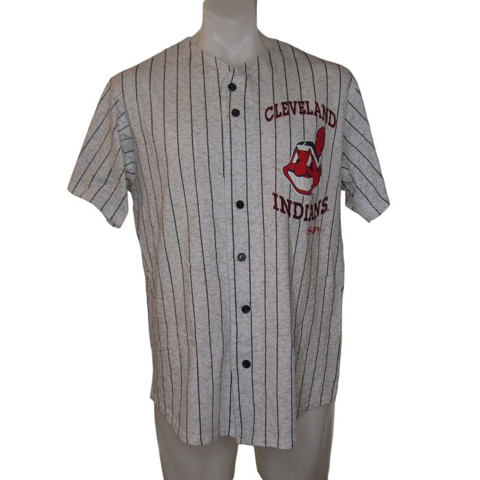 Majestic Vintage 90âs Cleveland Indians MLB Majestic Pinstripe Jersey | Grailed