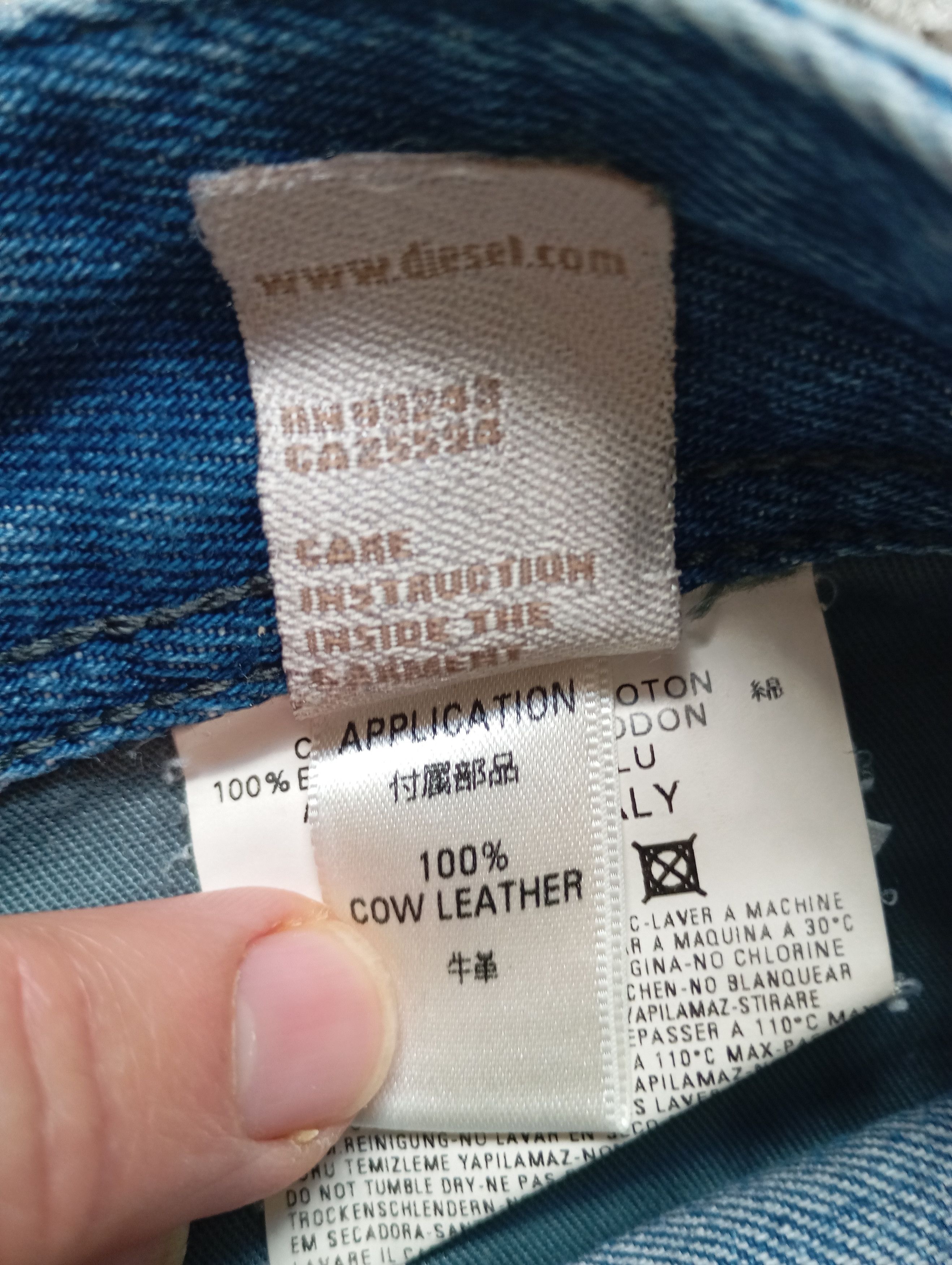 Diesel × Vintage Diesel Industry Distressed Denim Jeans Pants Size US 29 - 10 Thumbnail