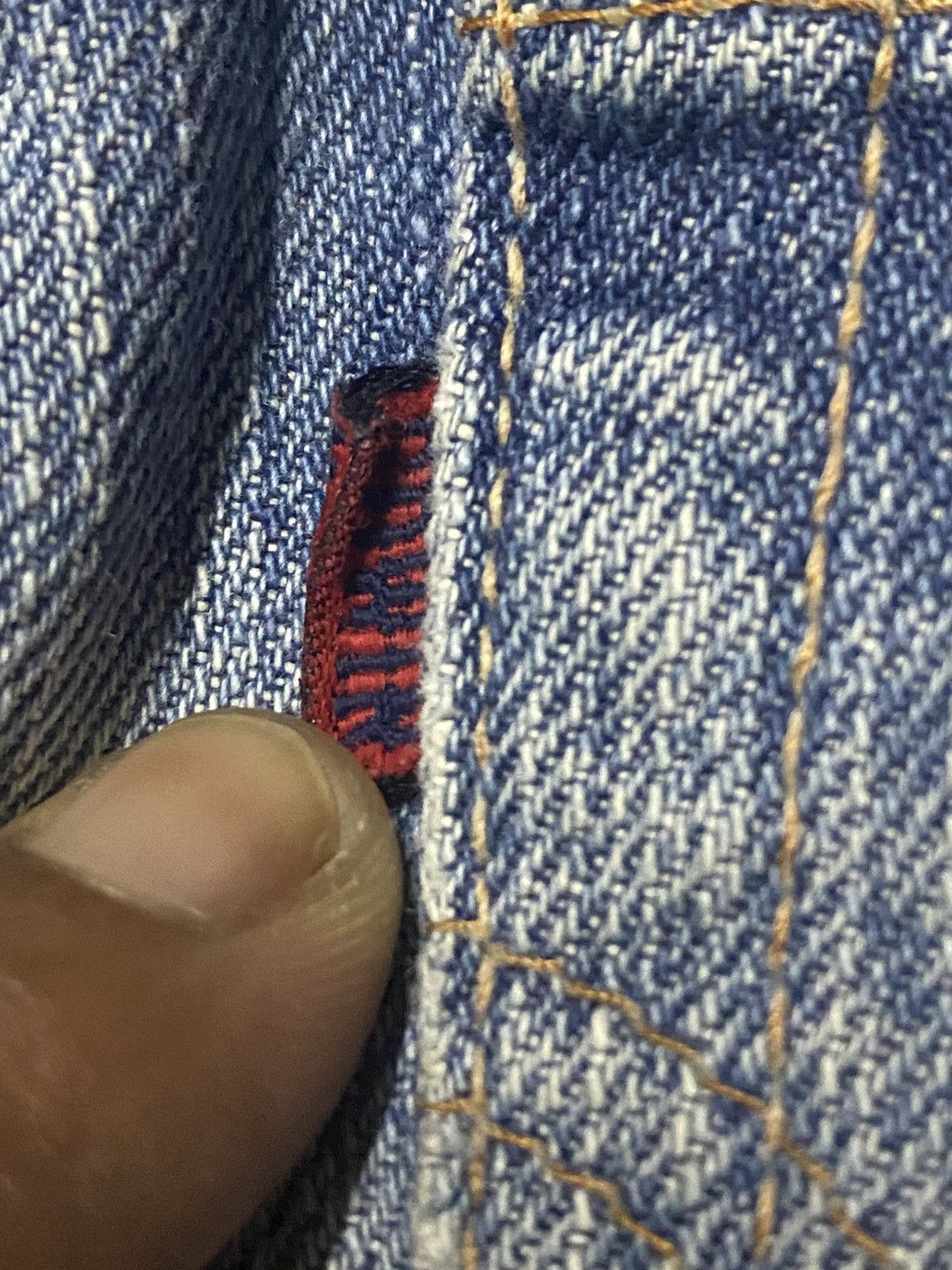 Edwin Vintage Miss Edwin 503 Blue Wash Flare Jeans Size US 30 / EU 46 - 14 Thumbnail