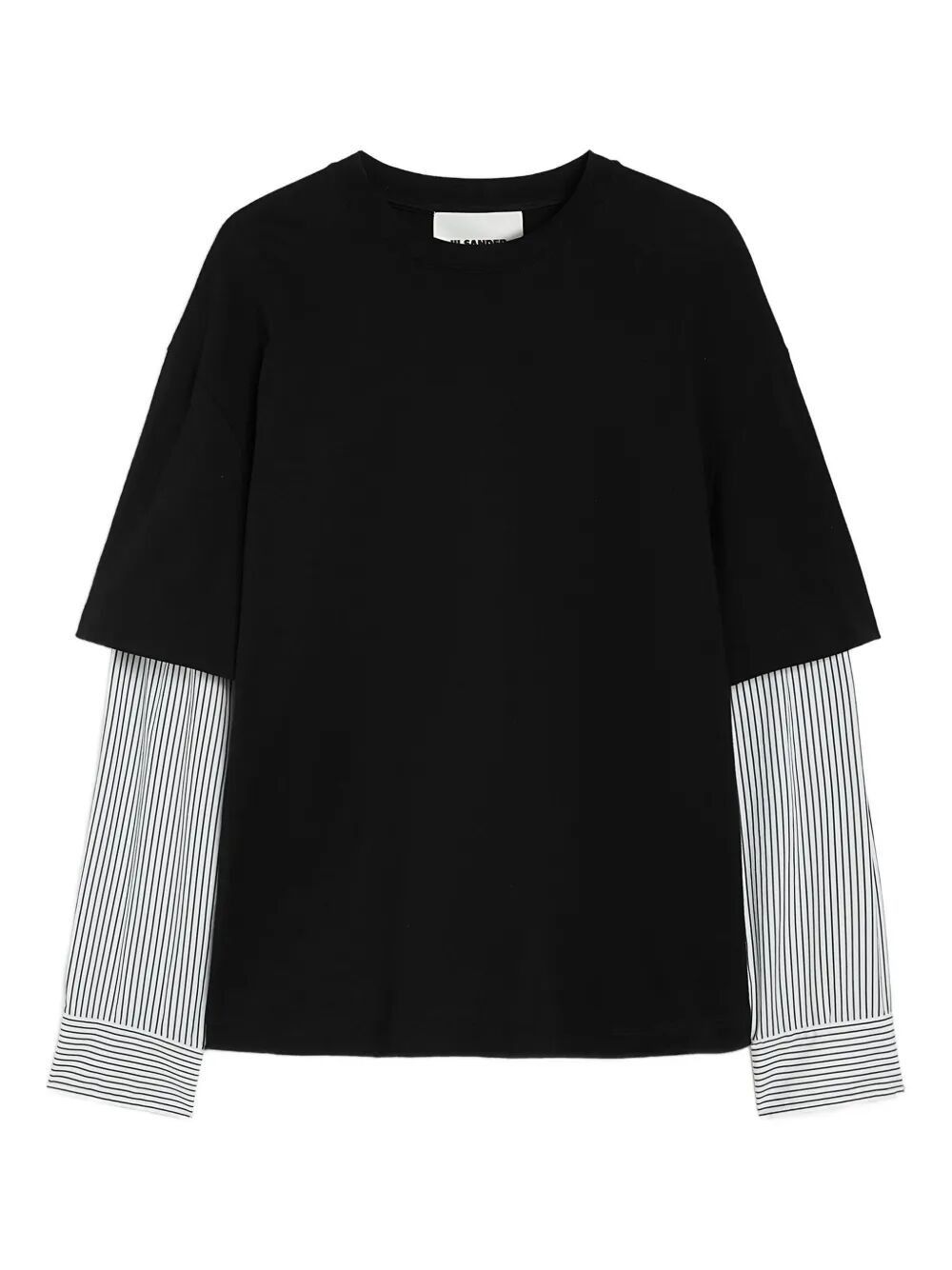Jil Sander CREWNECK LONG SLEEVES CLASSIC T-SHIRT Size US L / EU 52-54 / 3 - 1 Thumbnail