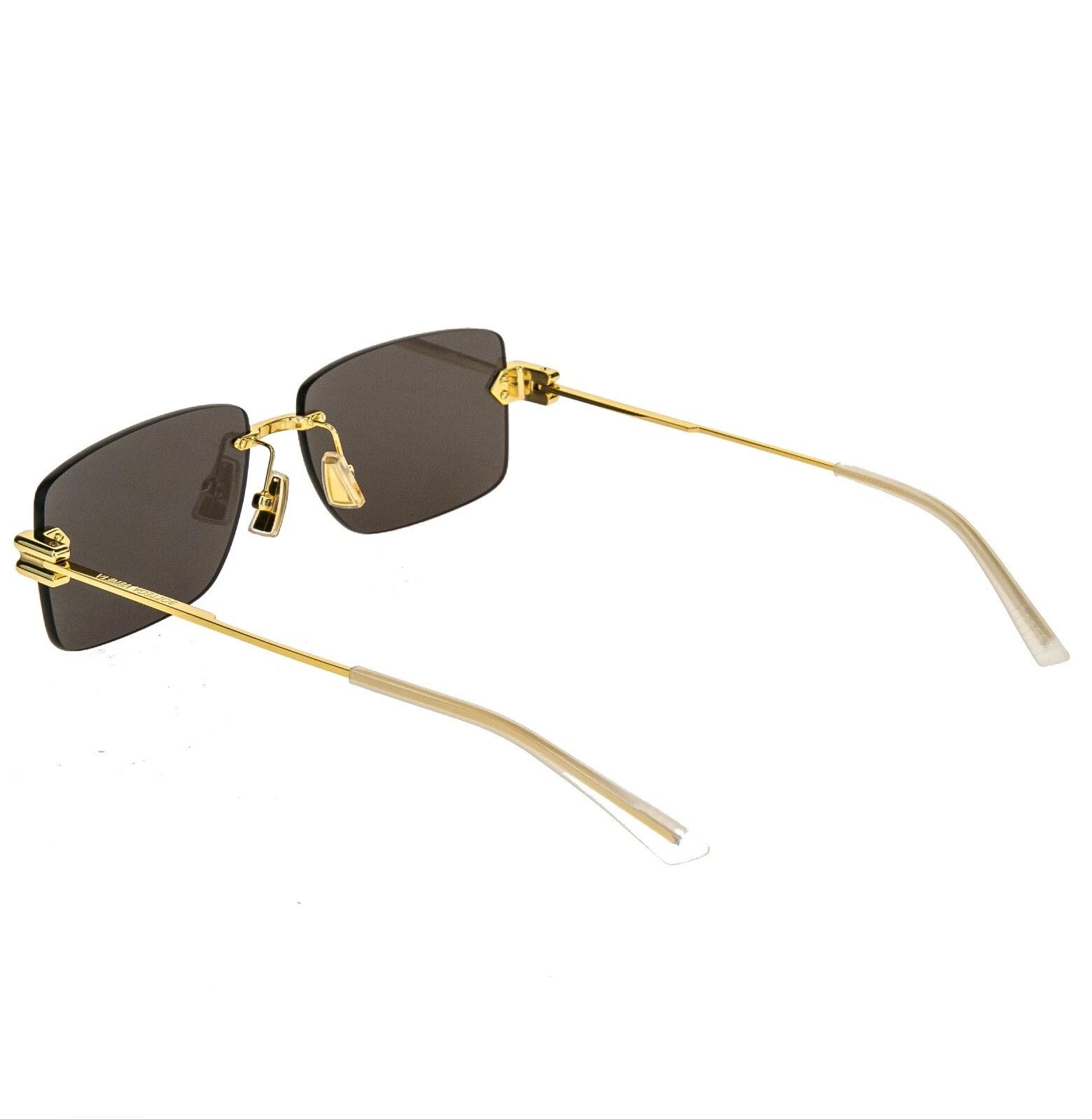 Bottega Veneta BOTTEGA VENETA 1126 BOLT BV1126S Gold Gray Unisex Metal 002 Size ONE SIZE - 2 Thumbnail