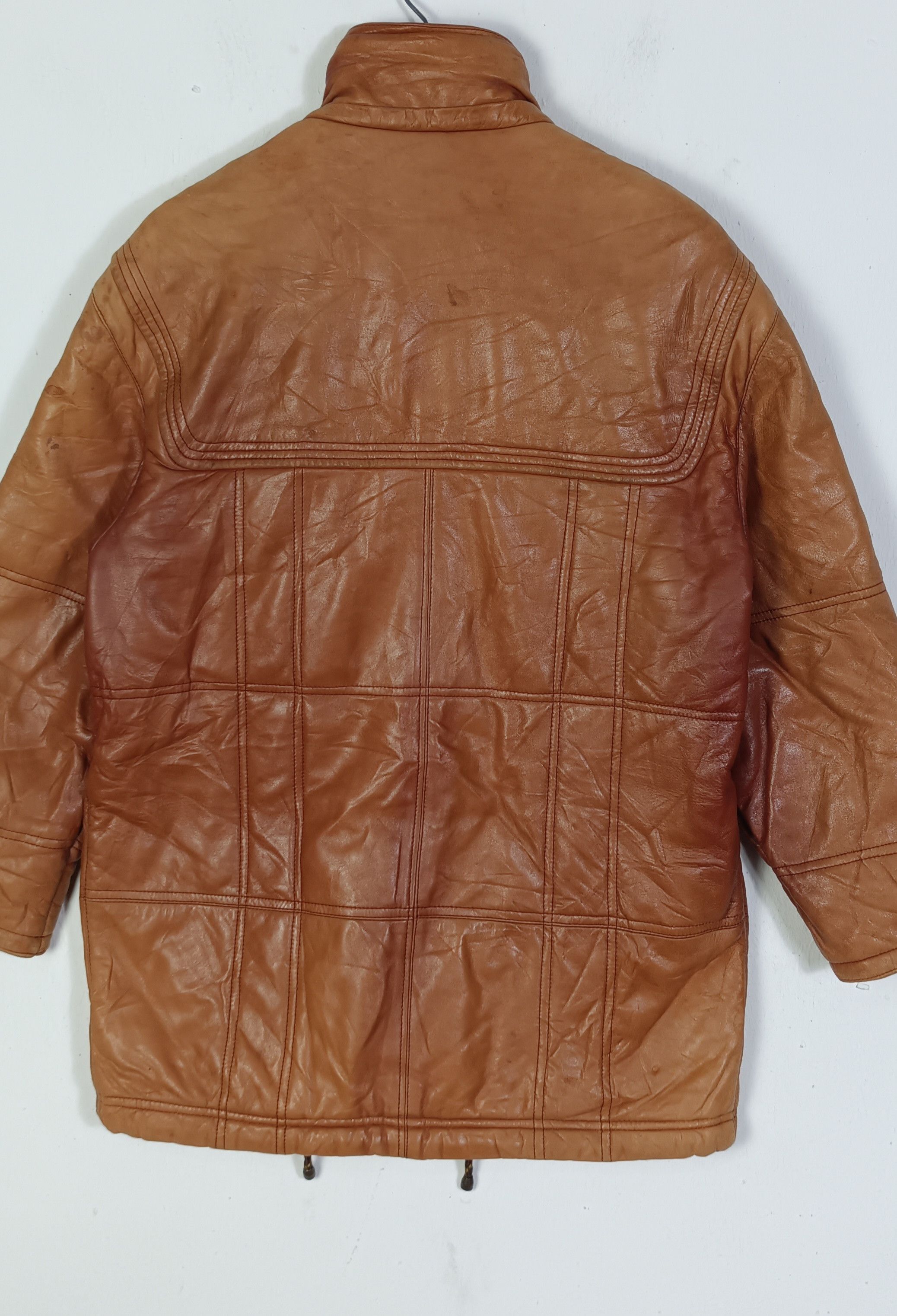Vintage Vintage 🔥Novopel Leather Jacket Italian Designer Size US L / EU 52-54 / 3 - 5 Thumbnail
