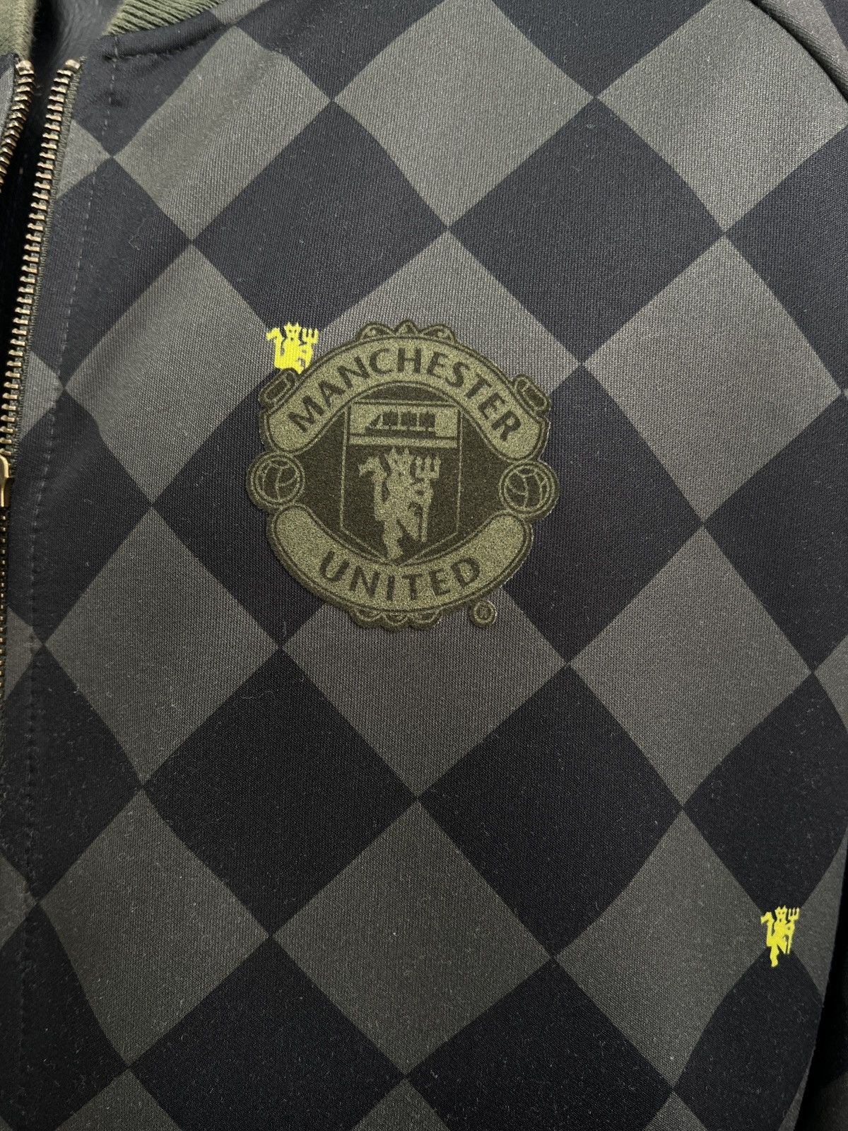 Nike Zip jacket 90s Sweatshirt Nike Fc Manchester United Vintage Size US L / EU 52-54 / 3 - 4 Thumbnail