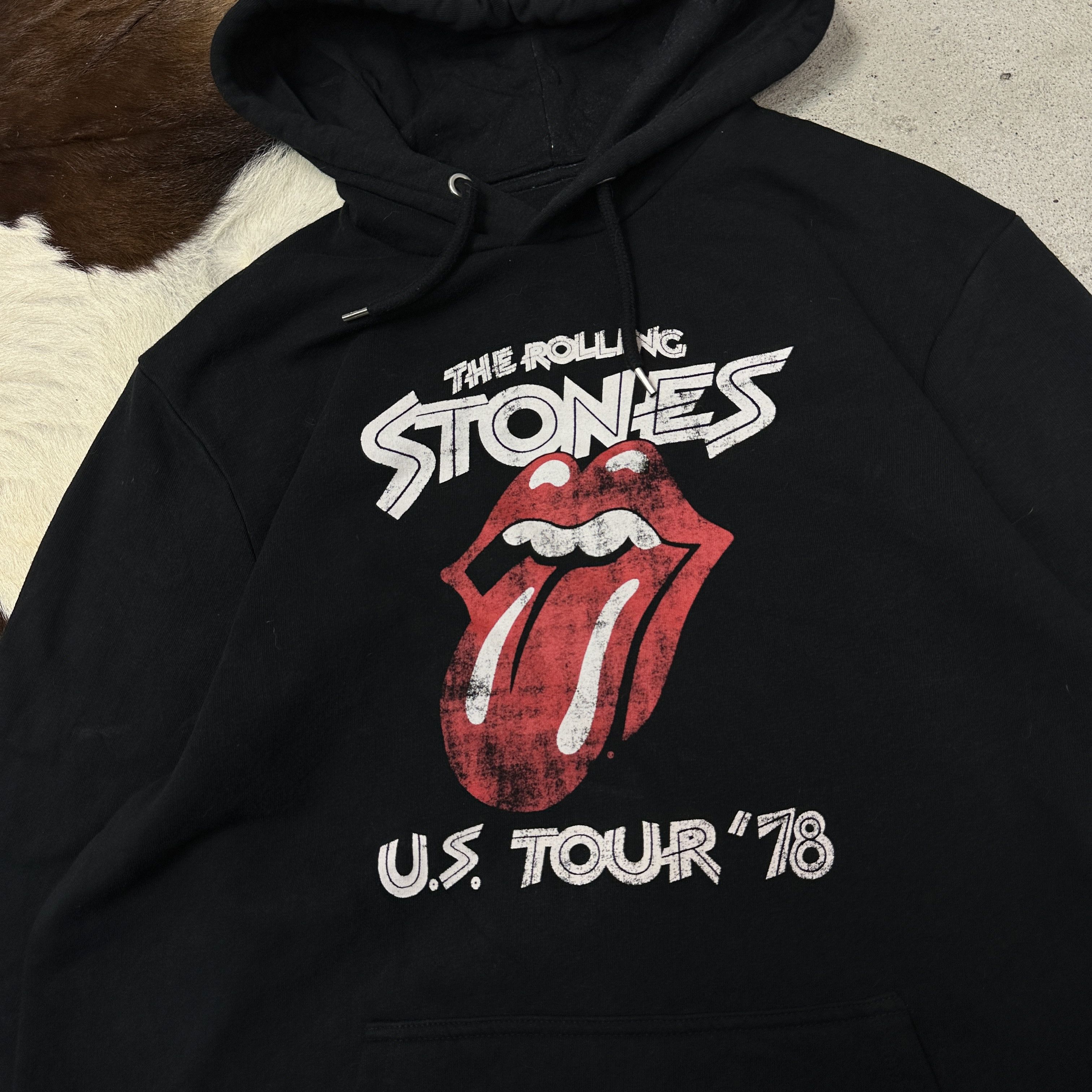 Vintage Streetwear Oversize The Rolling Stones Hoodie Y2K