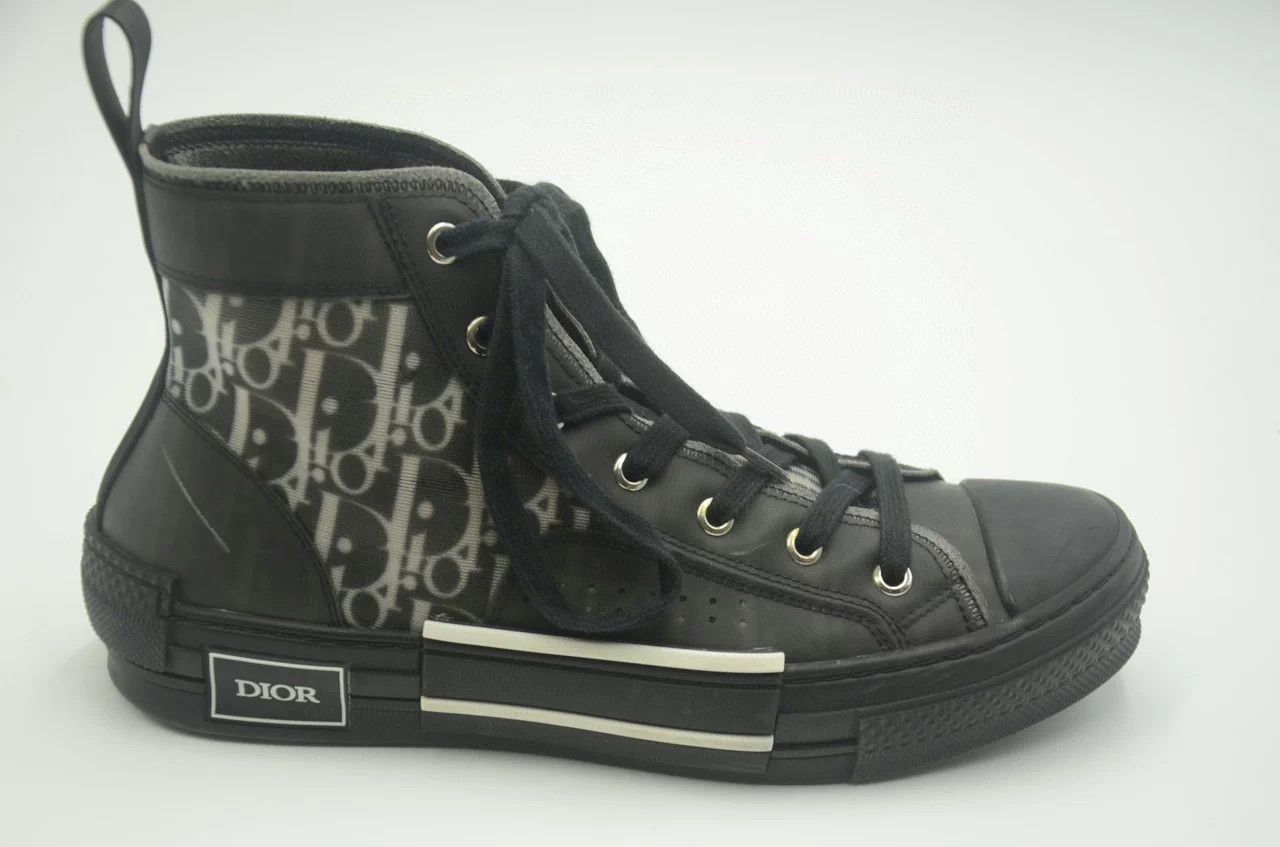 Dior Dior B23 High-Top Oblique Black Sneaker Size US 7.5 / EU 40-41 - 6 Thumbnail