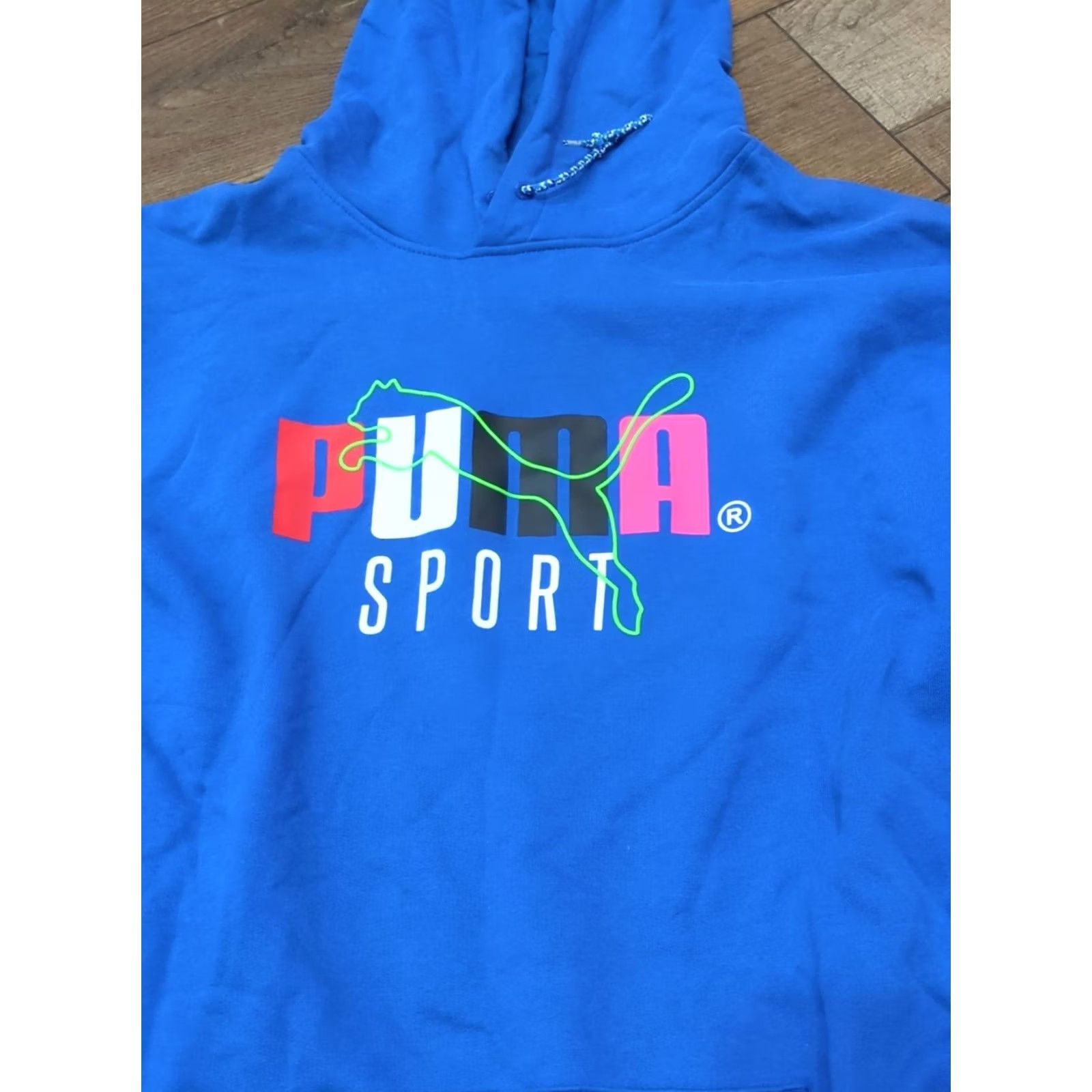 Puma Puma Sport Pullover Hoodie Sweatshirt 2XL Mens Blue Hooded Long Sleeve Pullover Sweatshirt Mens Blue Puma Sport Hooded Sweatshirt 2XL Mens Blue Size US XXL / EU 58 / 5 - 2 Thumbnail