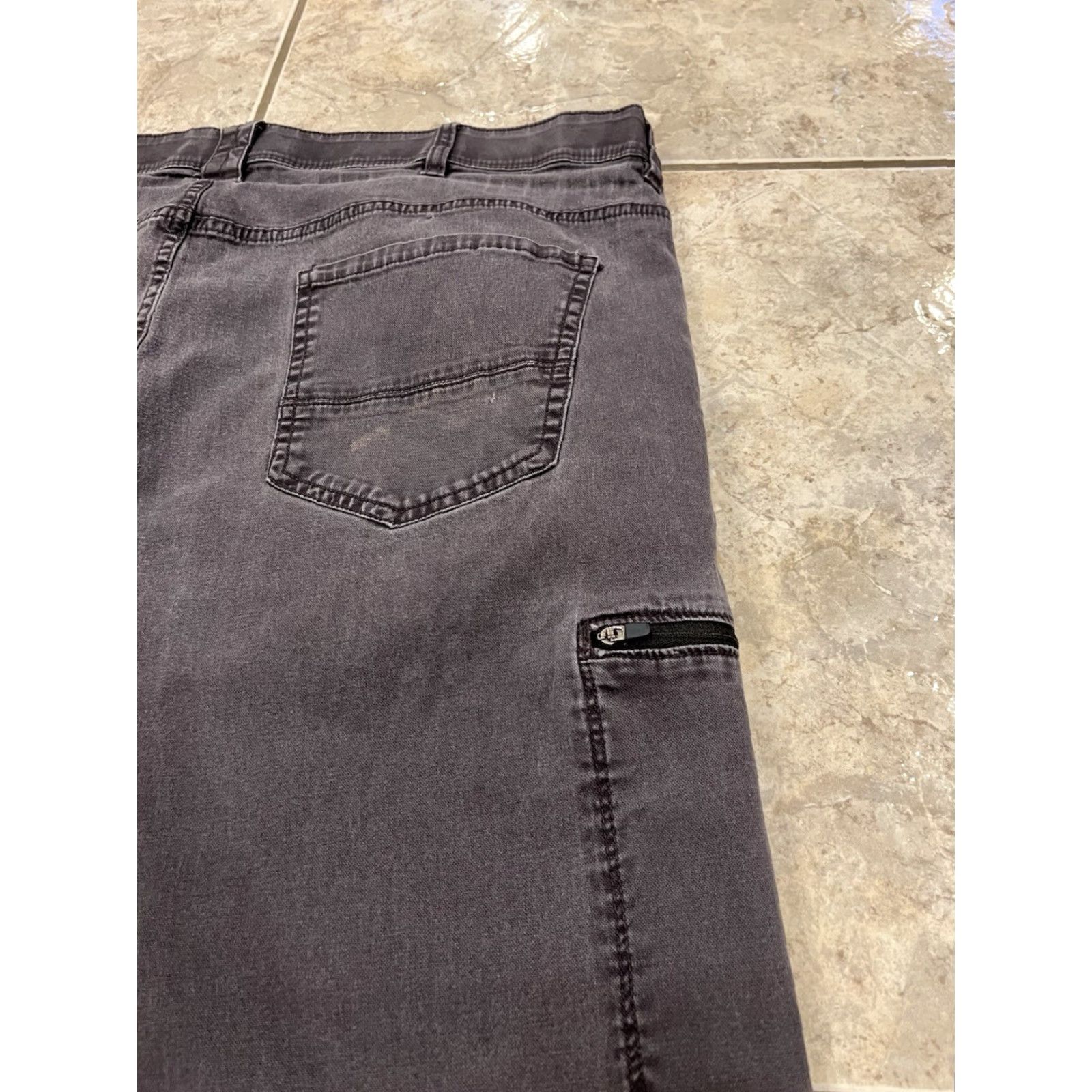 Weatherproof Weatherproof Men's 40X32 Pants Straight Leg Cargo Grey Size US 40 / EU 56 - 4 Thumbnail
