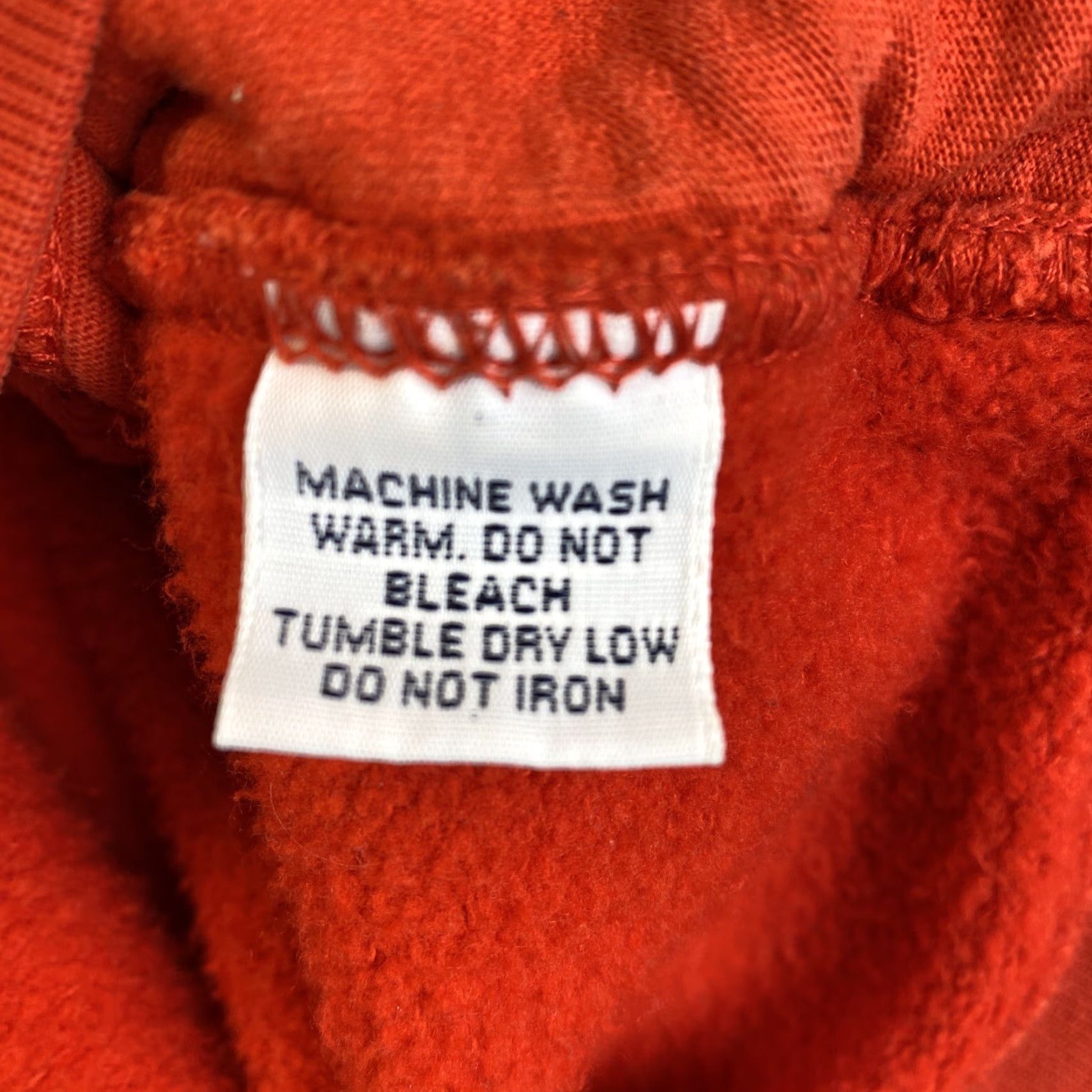 Polo Ralph Lauren Polo Ralph Lauren Men's Large Orange Fleece Sweatshirt Pullover Mock Neck Fall Winter Spring Size US L / EU 52-54 / 3 - 7 Thumbnail