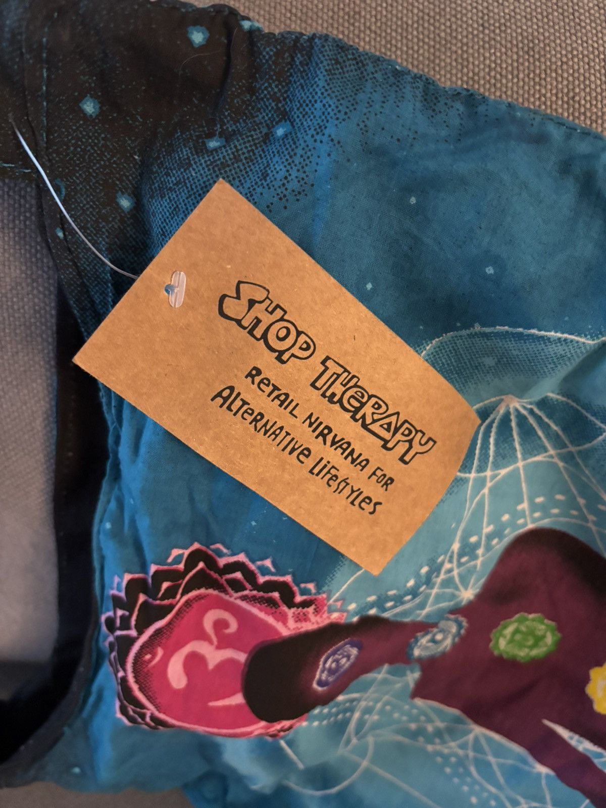 Vintage Vintage SHOP THERAPY 7 Chakra Shoulder Bag / Yoga Bag - DS Size ONE SIZE - 2 Thumbnail