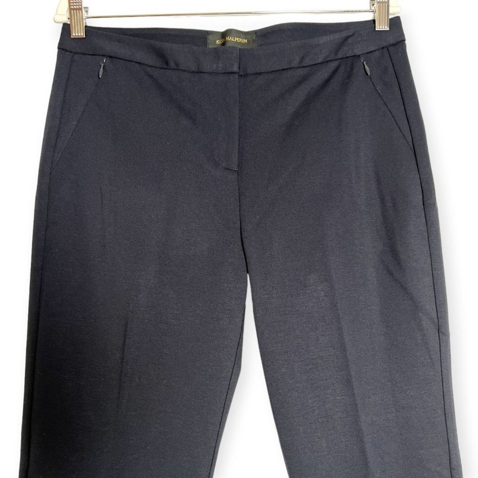 KOBI HALPERIN Kobi Halperin Black Slim Ponte Ankle Pants Size 12 NWOT Size 34" / US 12 / IT 48 - 8 Thumbnail