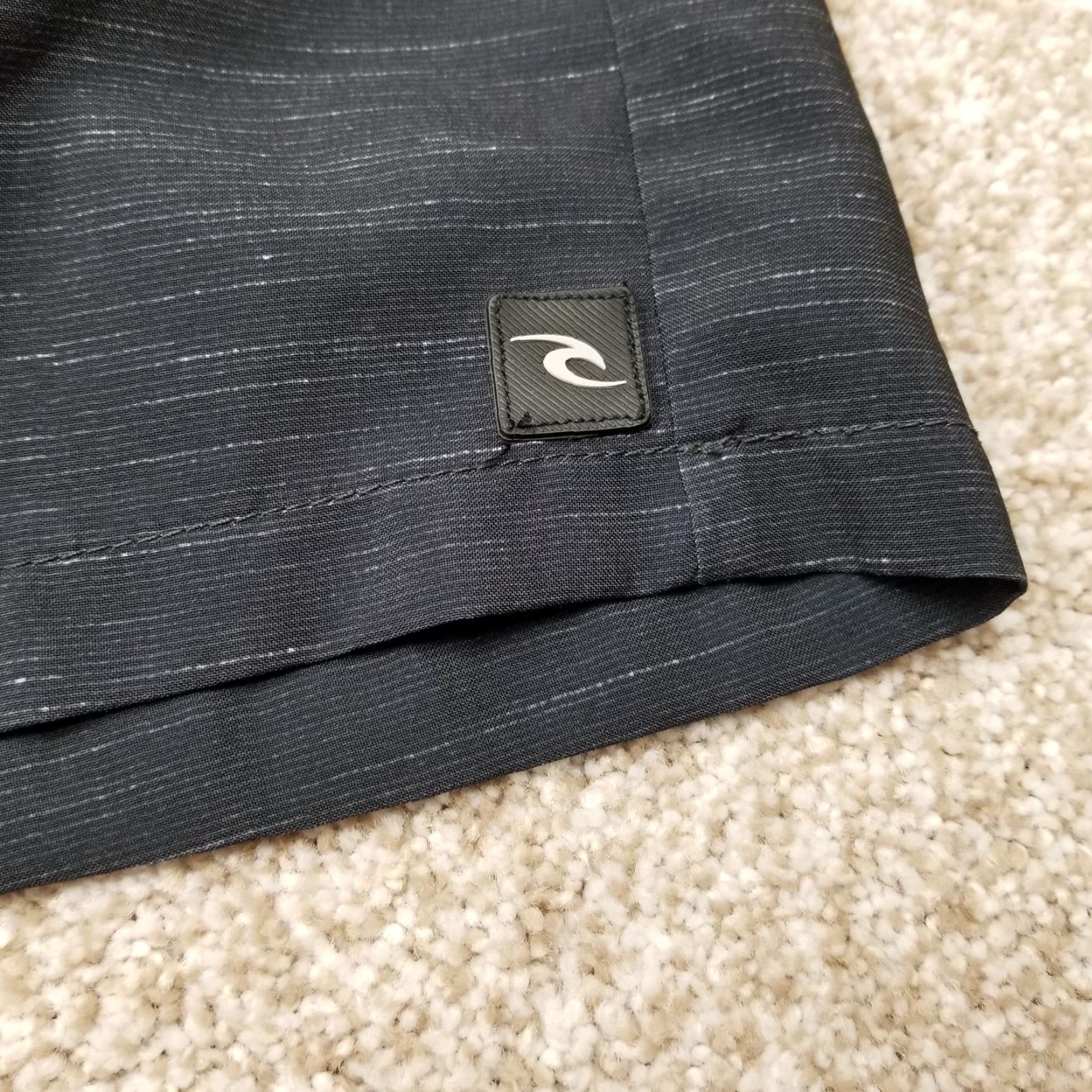 Rip Curl Rip Curl Boardwalk Walkshort Mens 26 Grey Stripe Board Shorts Surfing Swim Bottoms Regular 100% Polyester Womens? Size US 26 / EU 42 - 2 Thumbnail
