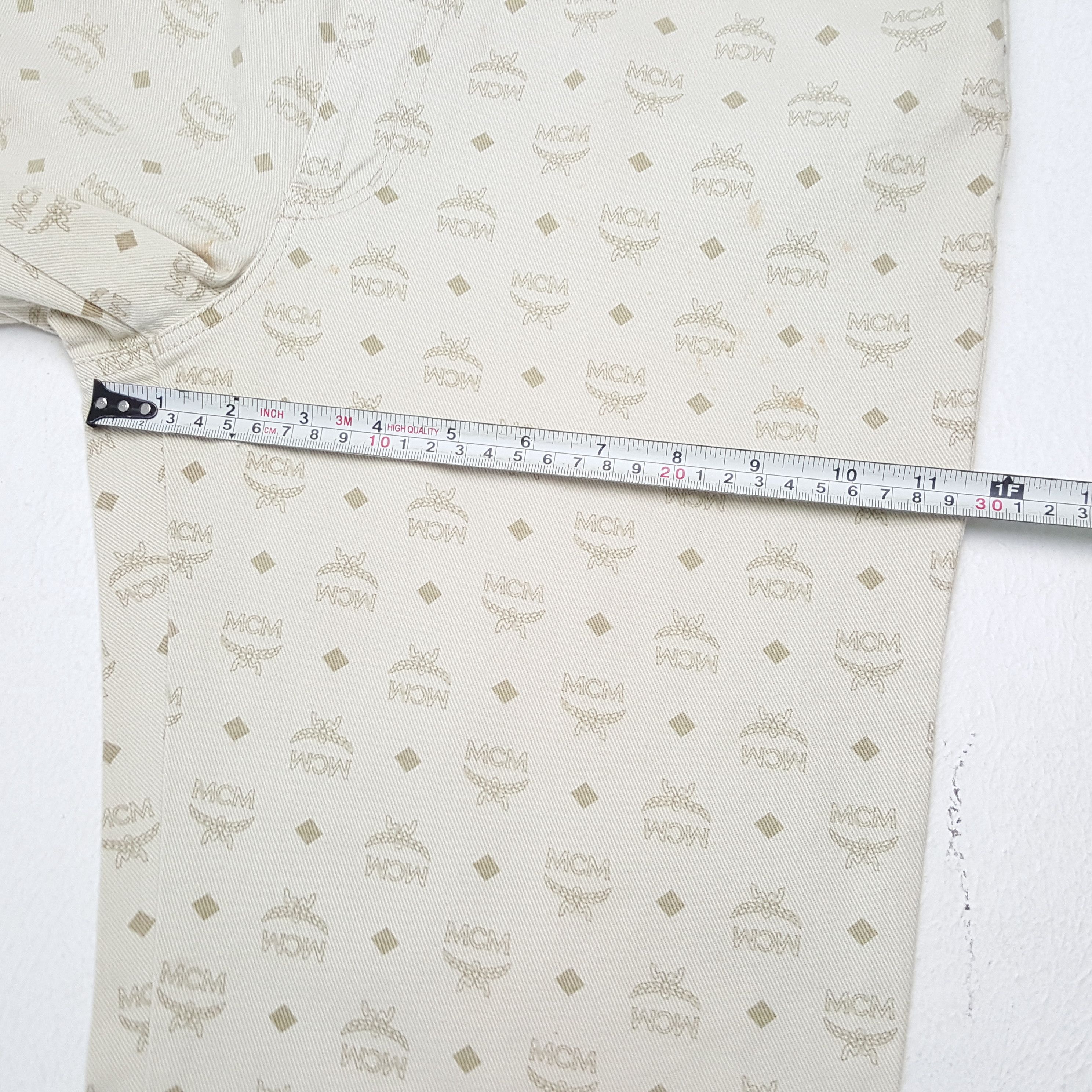 MCM × Vintage Vintage MCM LEGERE Fashion Brand Monogram Style Pants Size US 29 - 9 Thumbnail