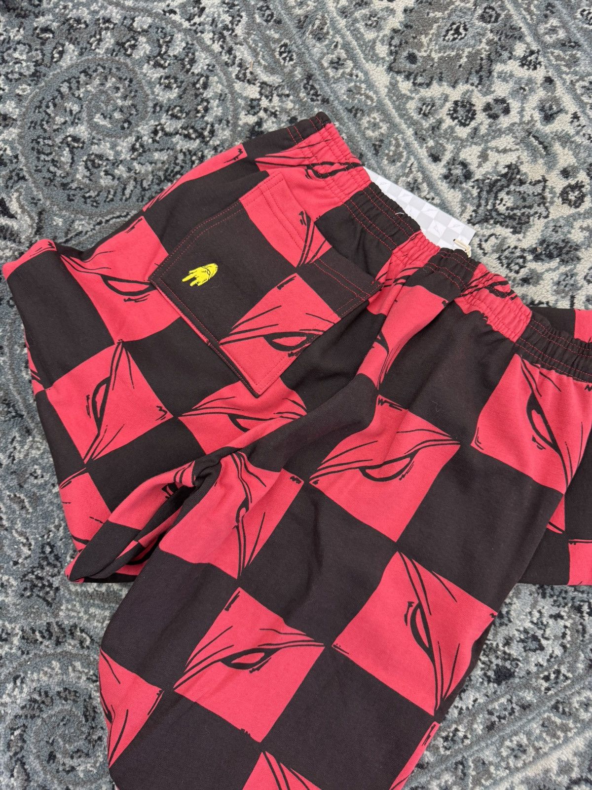 Matty Boy Red and black matty boy 99 eyes sweat pants Size US 34 / EU 50 - 4 Thumbnail