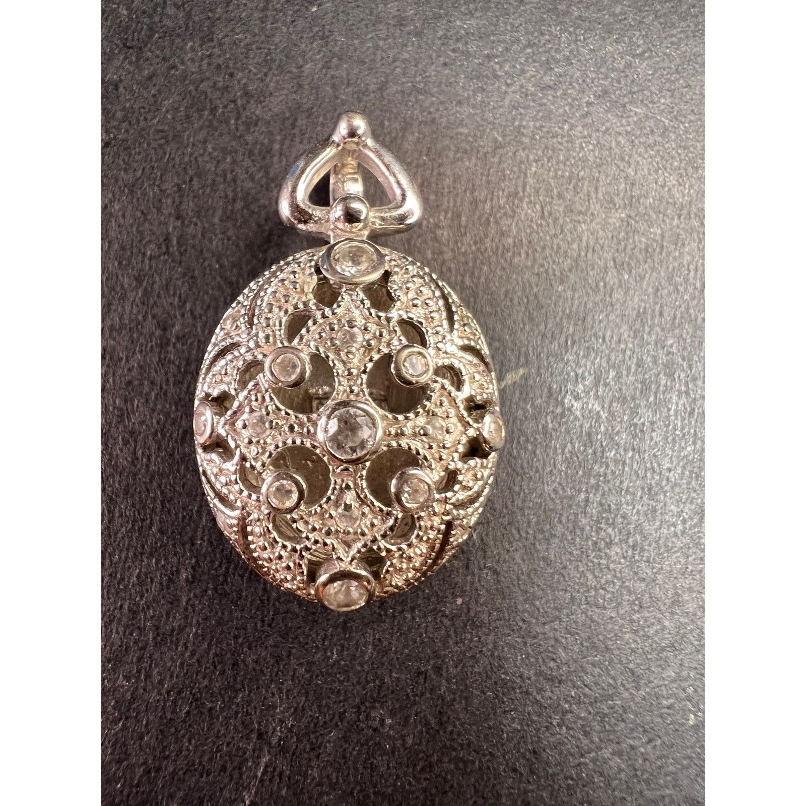 Other Vintage sterling silver poison locket Maltese cross pendant Size ONE SIZE - 1 Thumbnail