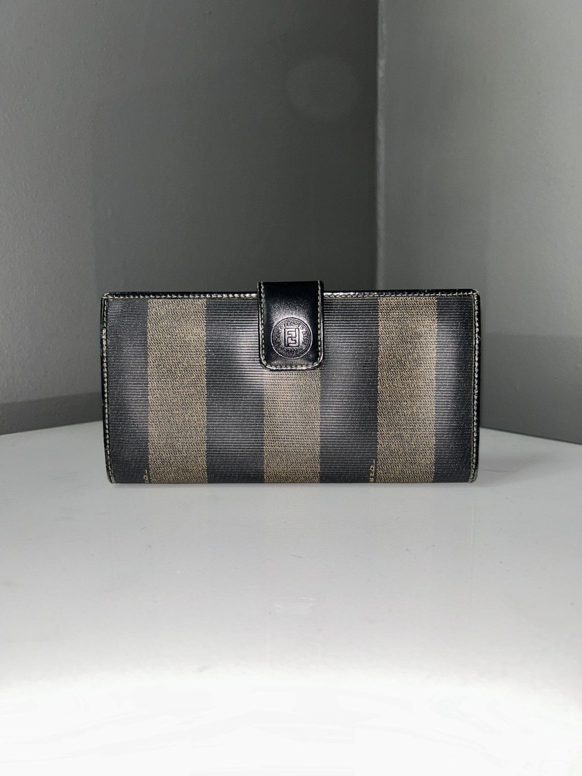Fendi Fendi Vintage Pequin Stripe Continental Wallet Size ONE SIZE - 1 Thumbnail