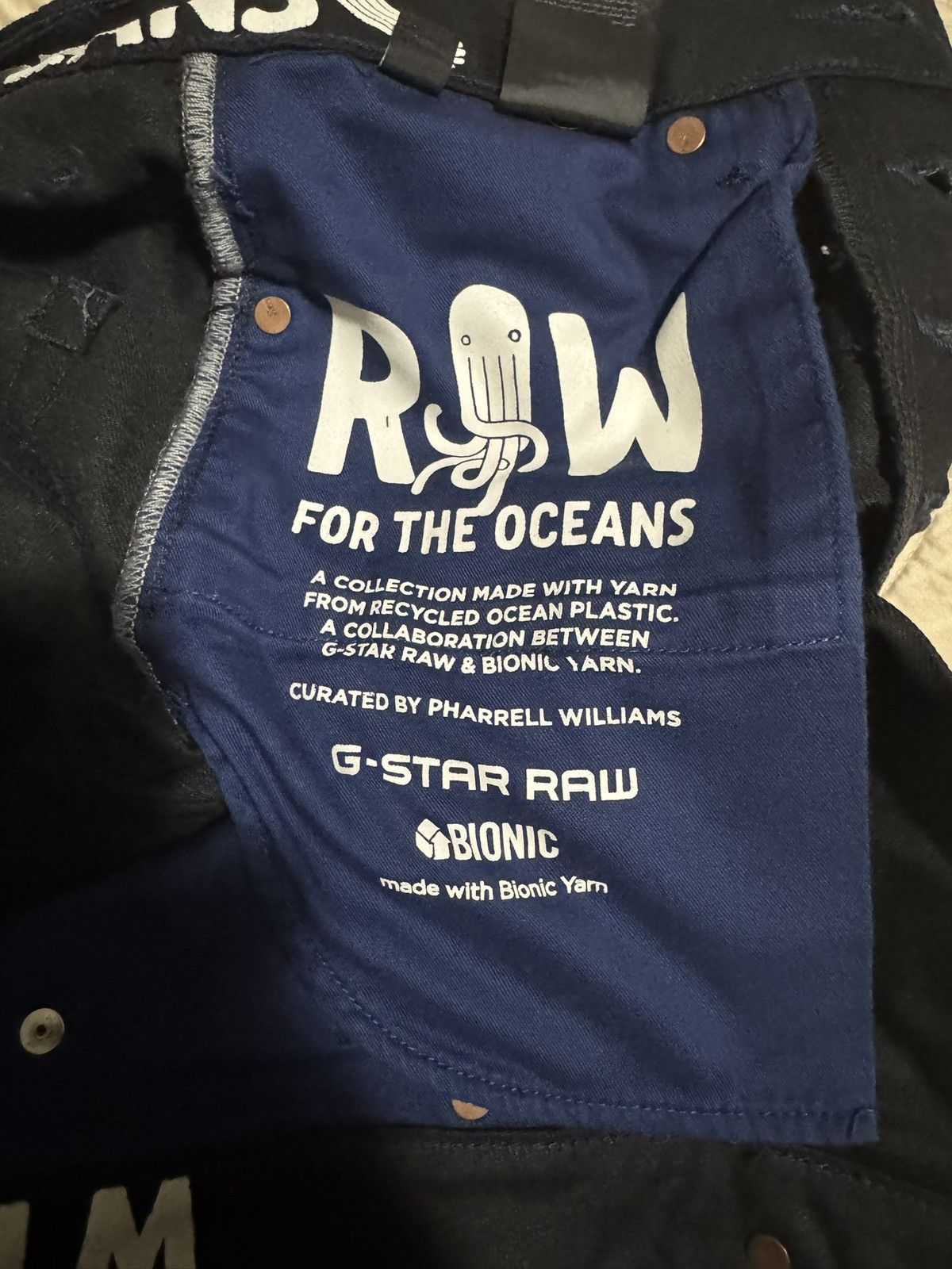 G-Star × Pharrell G-Star x Pharrell - 5622 Arc 3D Jeans - Size: 30x32 - Black Size US 30 / EU 46 - 4 Thumbnail