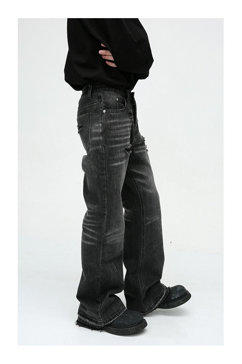 Japanese Brand American retro distressed washed ripped jeans Size US 32 / EU 48 - 3 Thumbnail