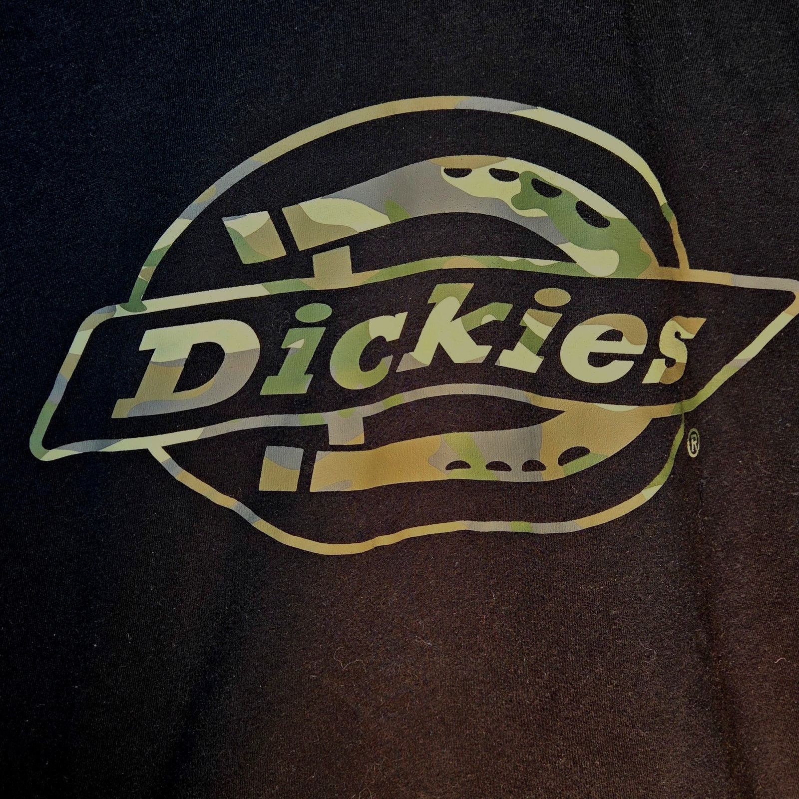 Dickies Dickies Black T-Shirt with Camo Logo - Size XS Size US XS / EU 42 / 0 - 3 Thumbnail