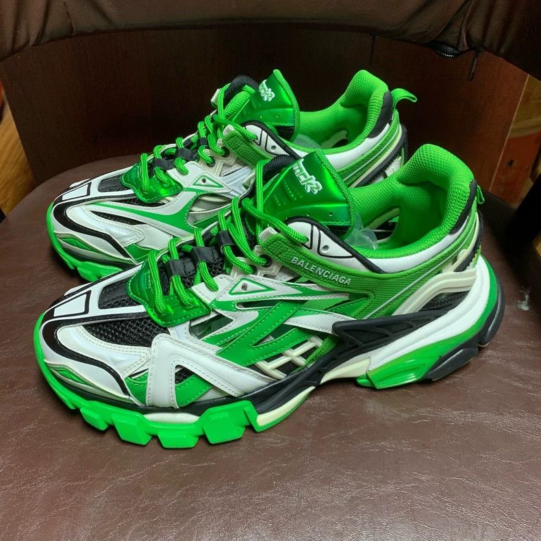 Balenciaga Balenciaga green shoes 2502-Nextarrow Size US 7 / EU 40 - 1 Thumbnail