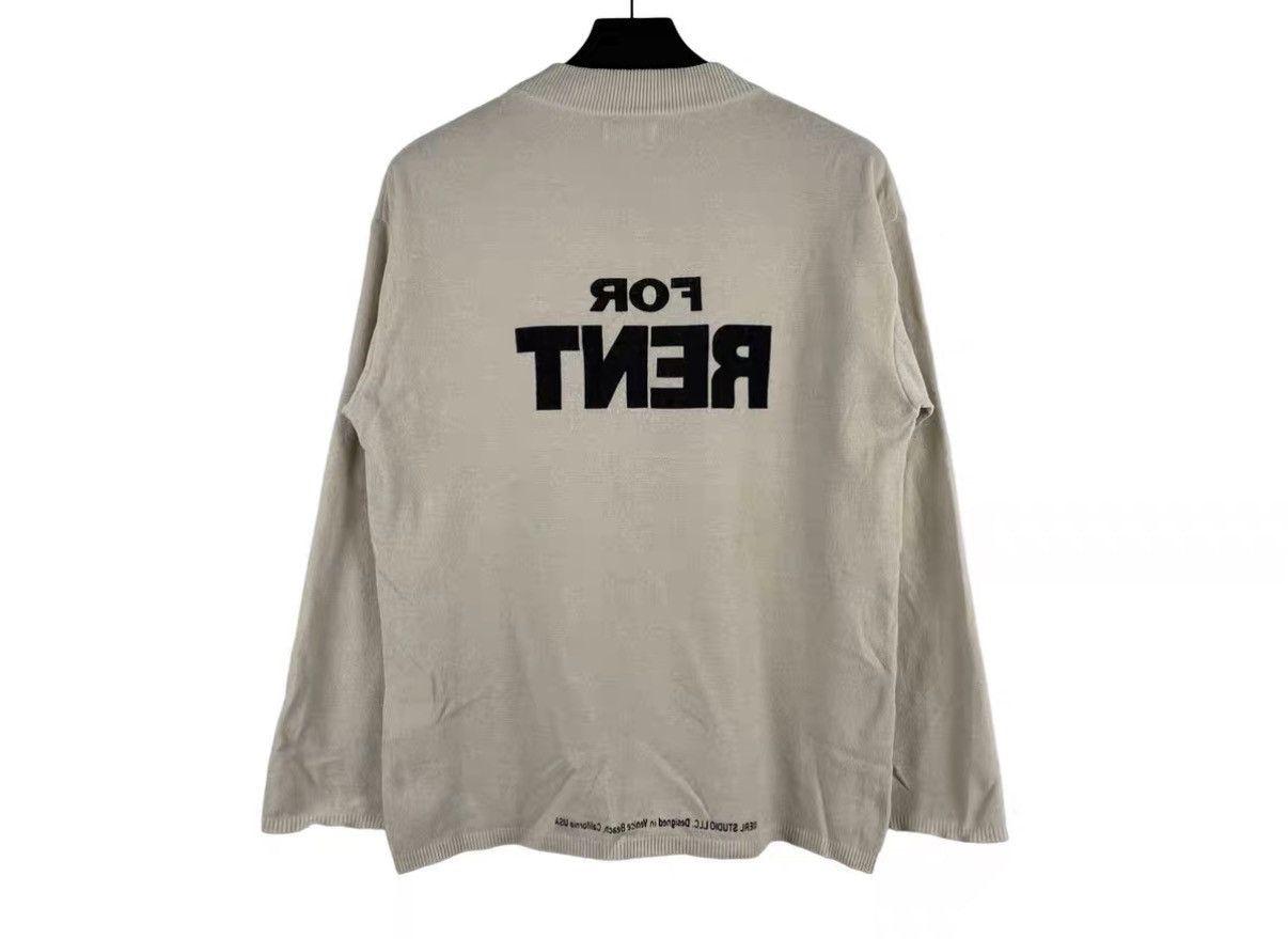 ERL ERL "For Rent" Logo Knit Sweater J31 Size US L / EU 52-54 / 3 - 2 Thumbnail