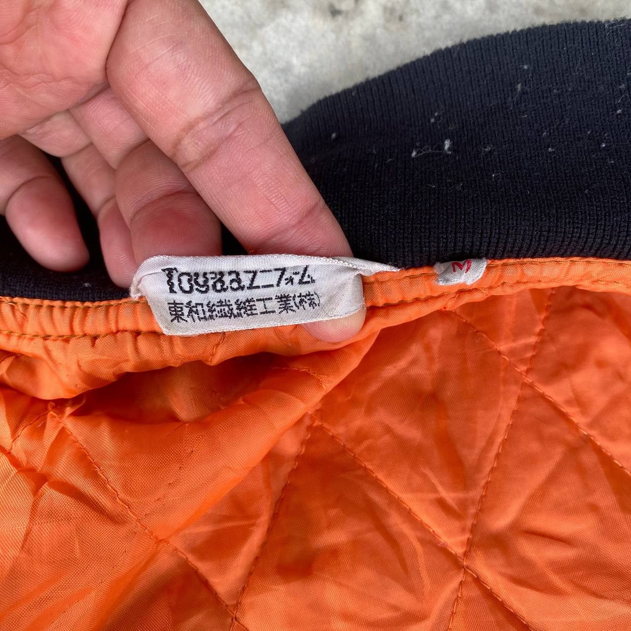 Vintage RARE VTG 90S TOYOTA JAPAN BOMBER JACKET DIRTY WORN DISTRESS Size US M / EU 48-50 / 2 - 10 Thumbnail