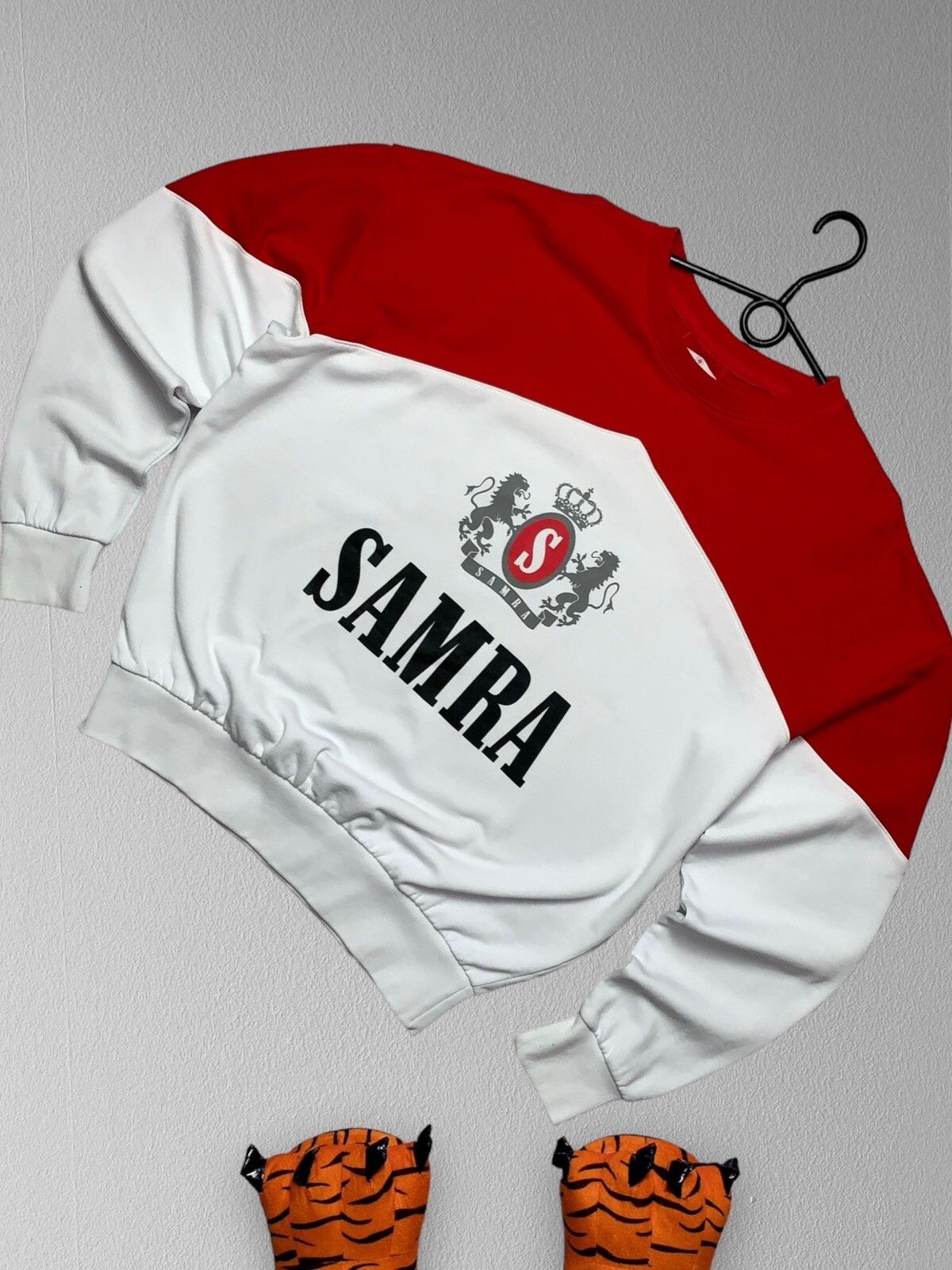 Vintage Vintage Marlboro Samra cigarette sweatshirt big logo rare Size US L / EU 52-54 / 3 - 1 Preview
