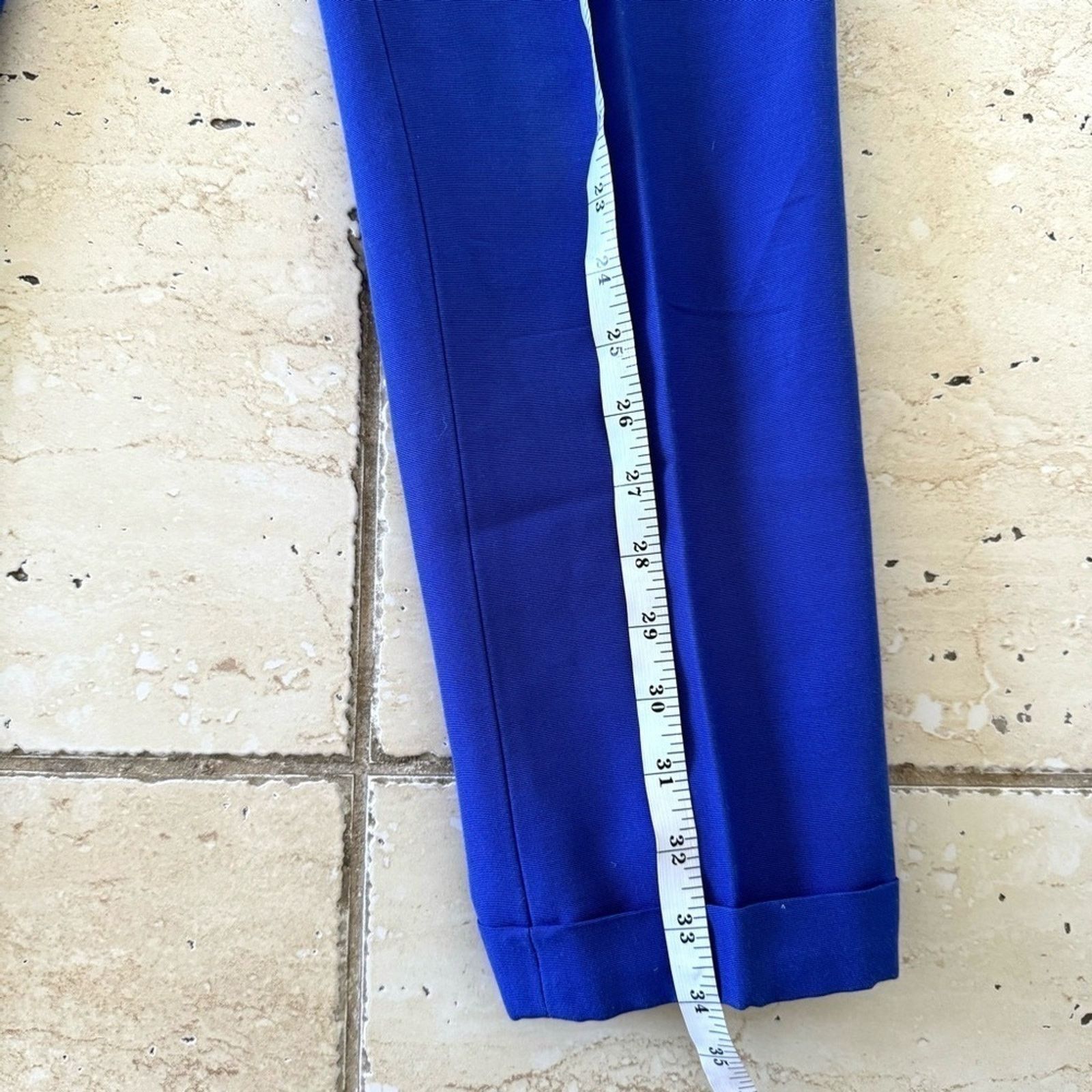 Moschino MOSCHINO Royal Blue Pants, Size 8 Size 30" / US 8 / IT 44 - 6 Thumbnail