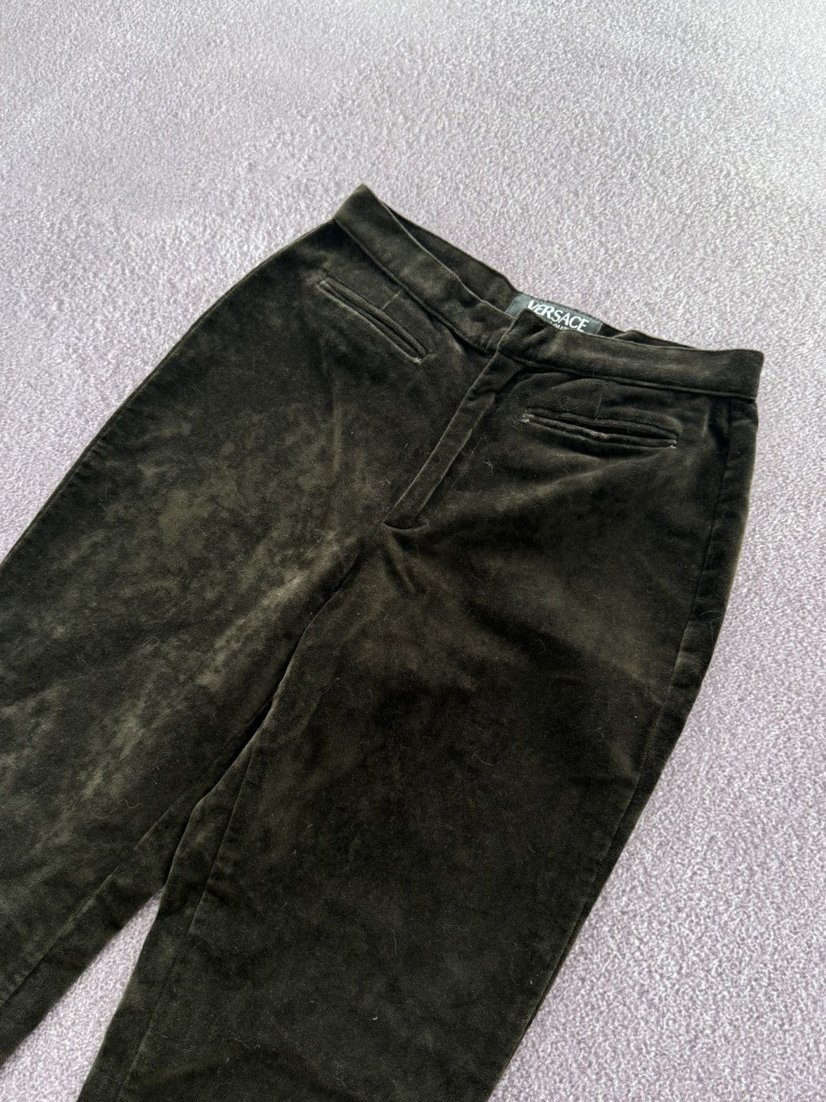 Versace Versace Early 90’s Corduroy Luxury Y2K Cowgirl Pants Size 26" / US 2 / IT 38 - 7 Thumbnail