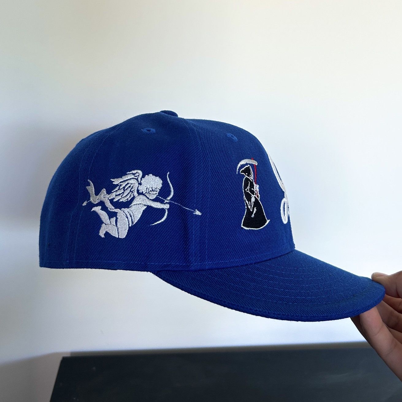New Era *7 1/2* 1-of-1 NEW California Angels Exclusive Custom Fitted Size ONE SIZE - 6 Thumbnail