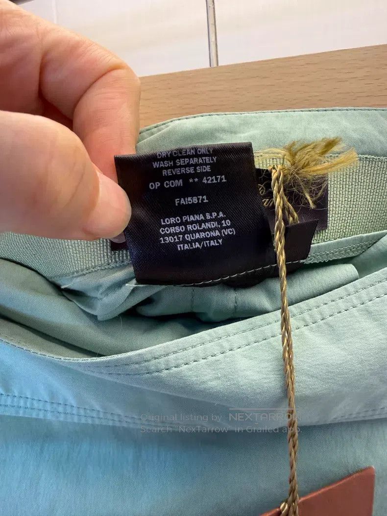 Loro Piana Loro Piana Green Silk Cotton Skirt Size 25" / US 0 / IT 36 - 8 Thumbnail