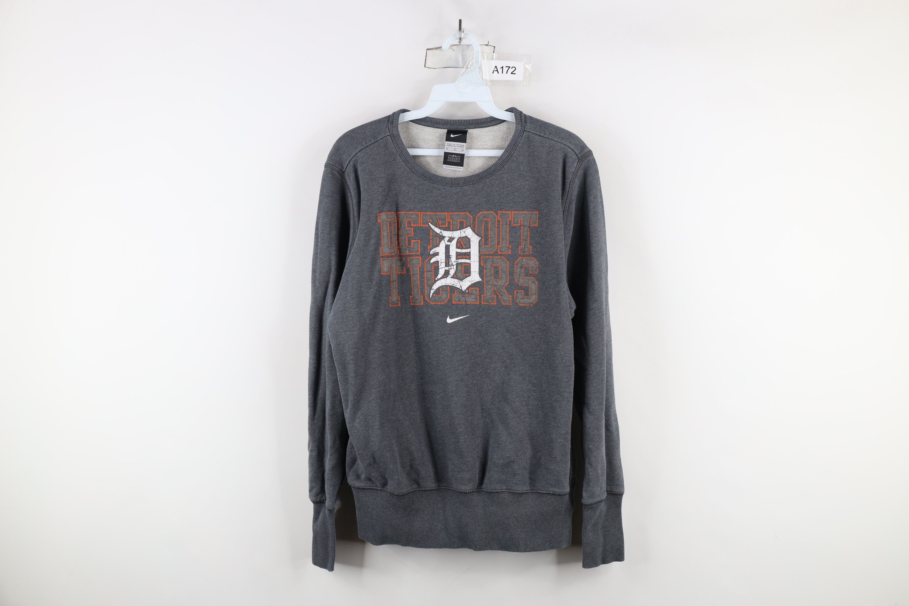 Vintage Vintage Y2K Center Swoosh Detroit Tigers Baseball Sweatshirt Size XL / US 12-14 / IT 48-50 - 1 Thumbnail