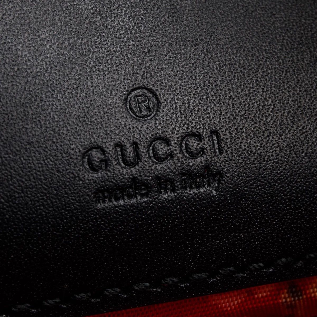 Gucci GUCCI Black Leather & Yellow Game Patch Logo Size ONE SIZE - 7 Thumbnail