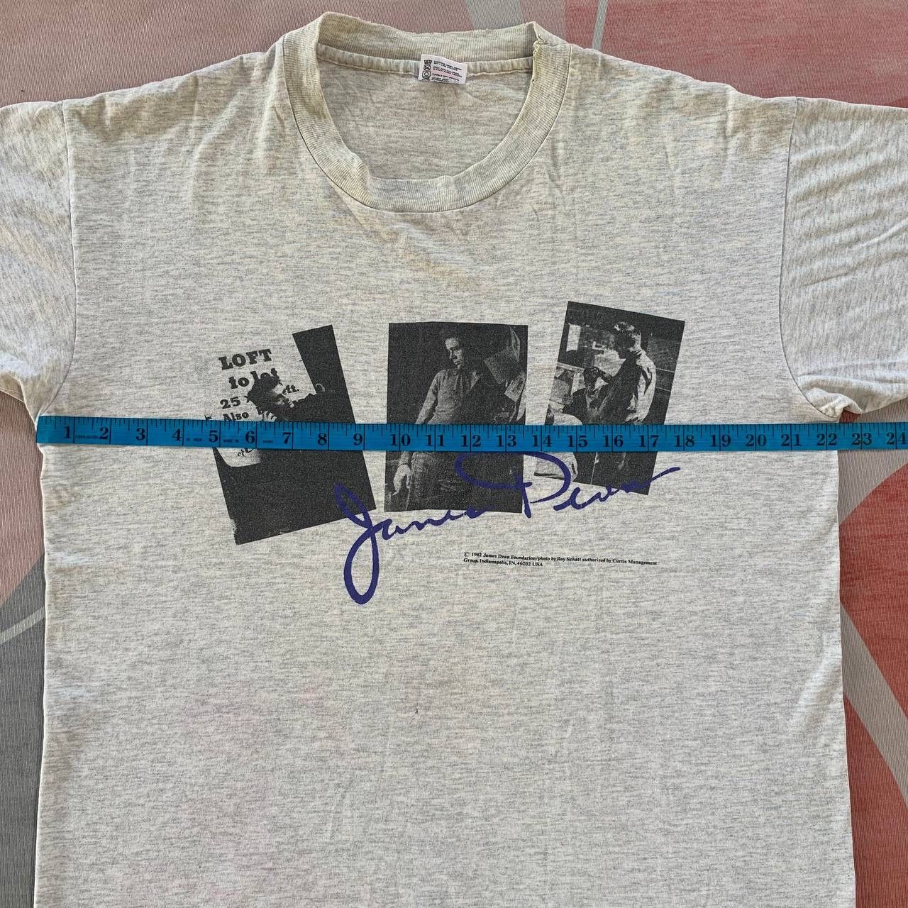 Art Comes First Rare Distressed Vintage James Dean Photo Tees Size US L / EU 52-54 / 3 - 14 Thumbnail