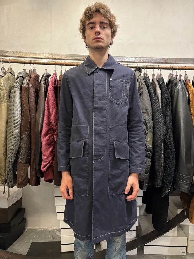 Givenchy SS2016 Givenchy Navy Trench Long Jacket Size US S / EU 44-46 / 1 - 3 Thumbnail