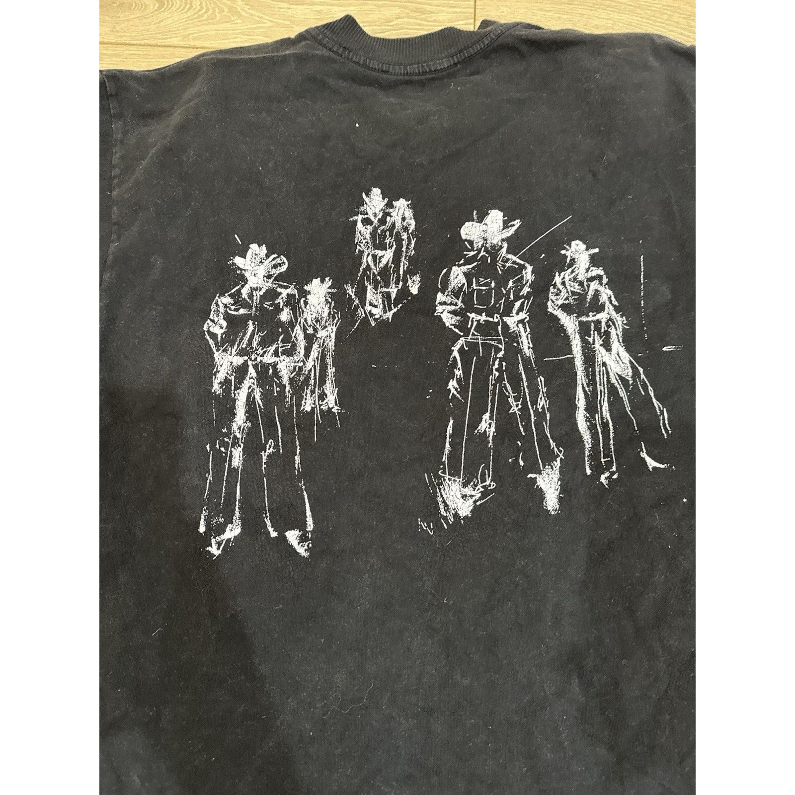 Billy Hill BILLY - Printed Cotton-Jersey T-Shirt - Black Cowboys Size US L / EU 52-54 / 3 - 3 Thumbnail