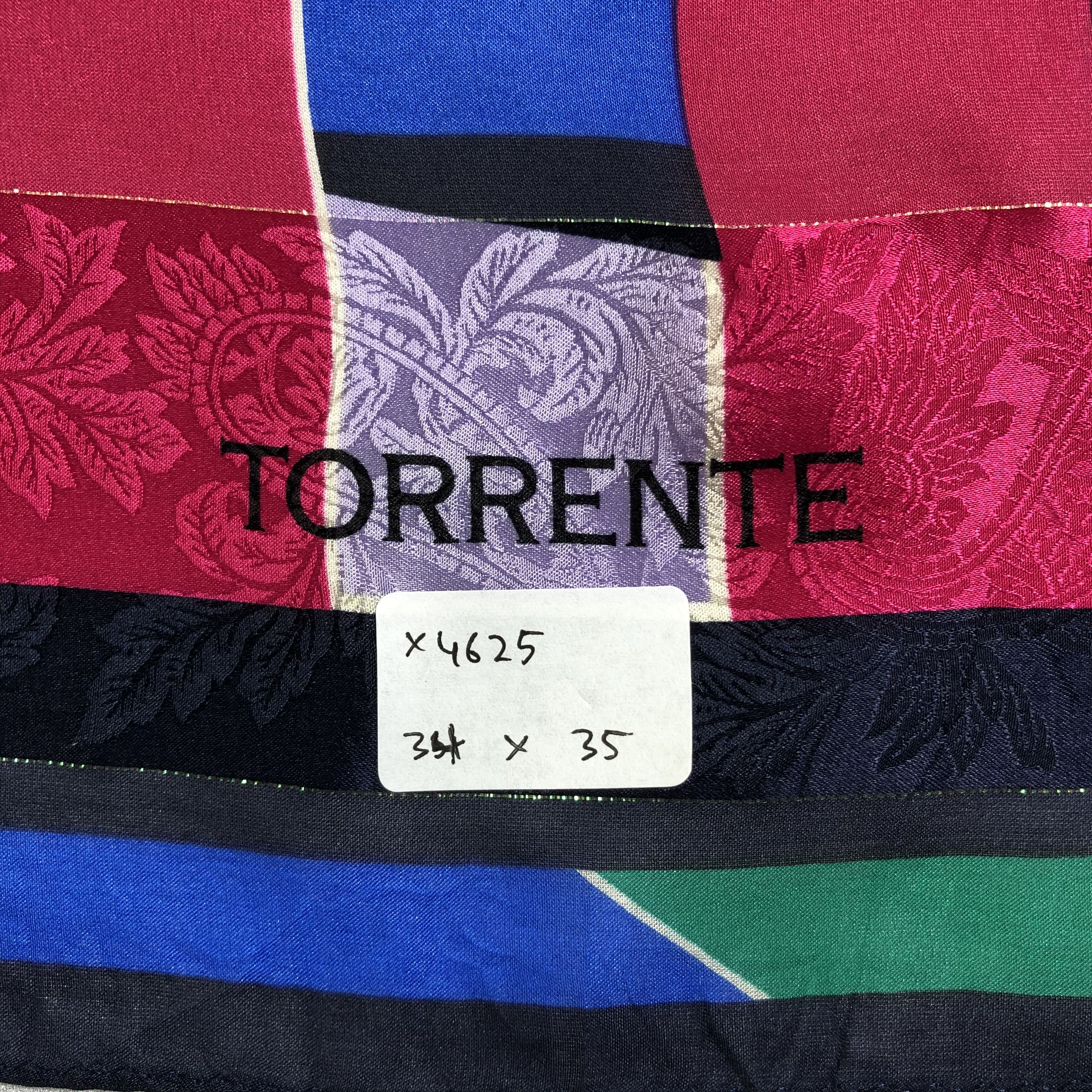 Vintage Vintage Torrente Silk Scarf Size ONE SIZE - 7 Thumbnail