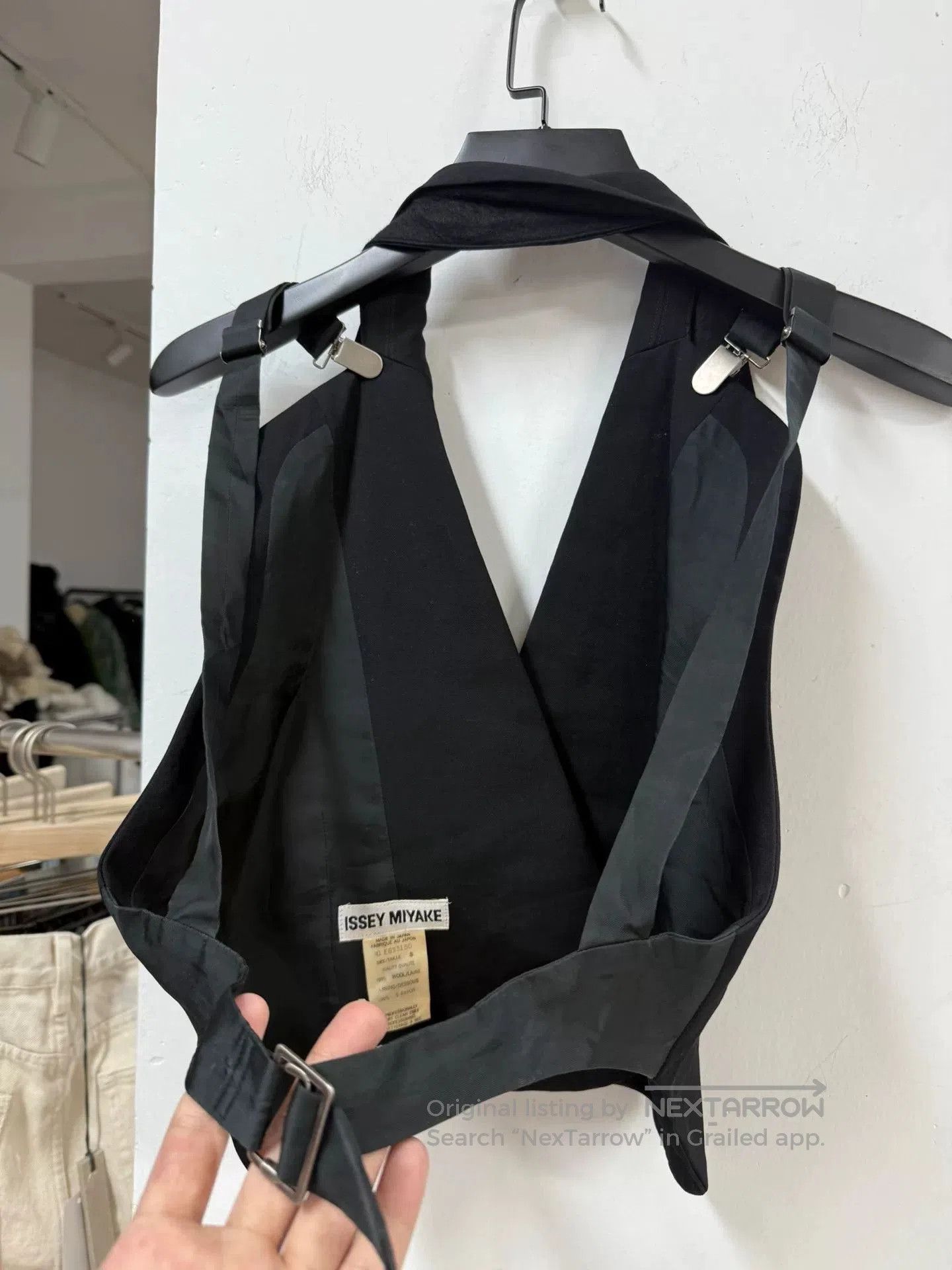 Issey Miyake Issey Miyake Wool Fake Collar Vest. Size US M / EU 48-50 / 2 - 3 Thumbnail