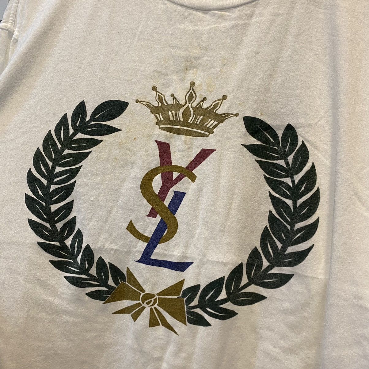 Vintage × Yves Saint Laurent Yves Saint Laurent Longsleeve Tshirt Size US S / EU 44-46 / 1 - 5 Thumbnail