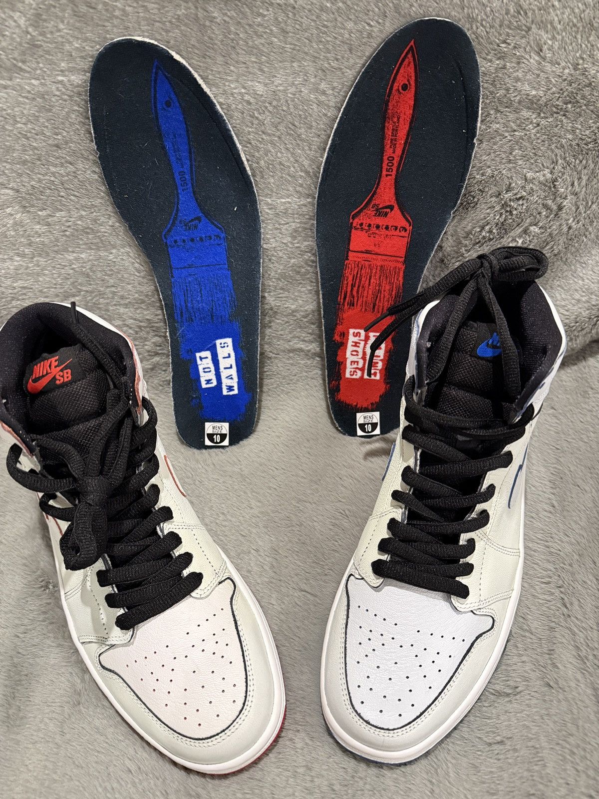 Nike Jordan 1 SB Lance Mountain White 10M 653532-100 New with Box Size US 10 / EU 43 - 9 Thumbnail