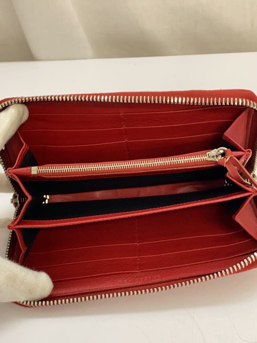 Balenciaga Balenciaga Paper Continental Zip Around Wallet Red Size ONE SIZE - 4 Thumbnail